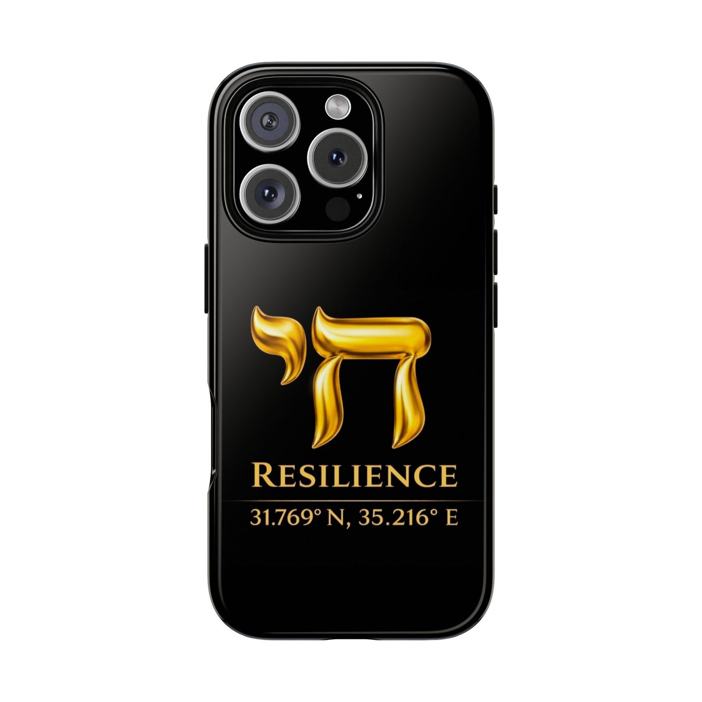 The Resilience Collection.Phone Case. Premium Black Edition. Protect with Purpose