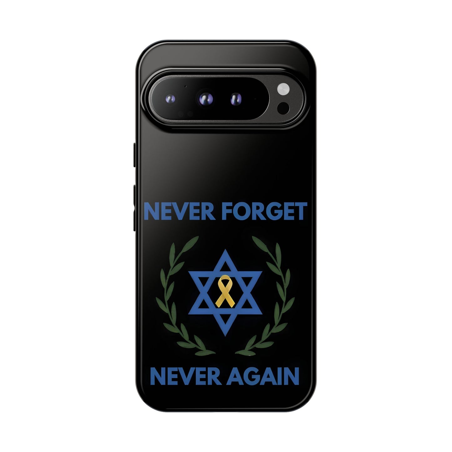 Never Forget, Never Again Collection. Black Edition Phone Case