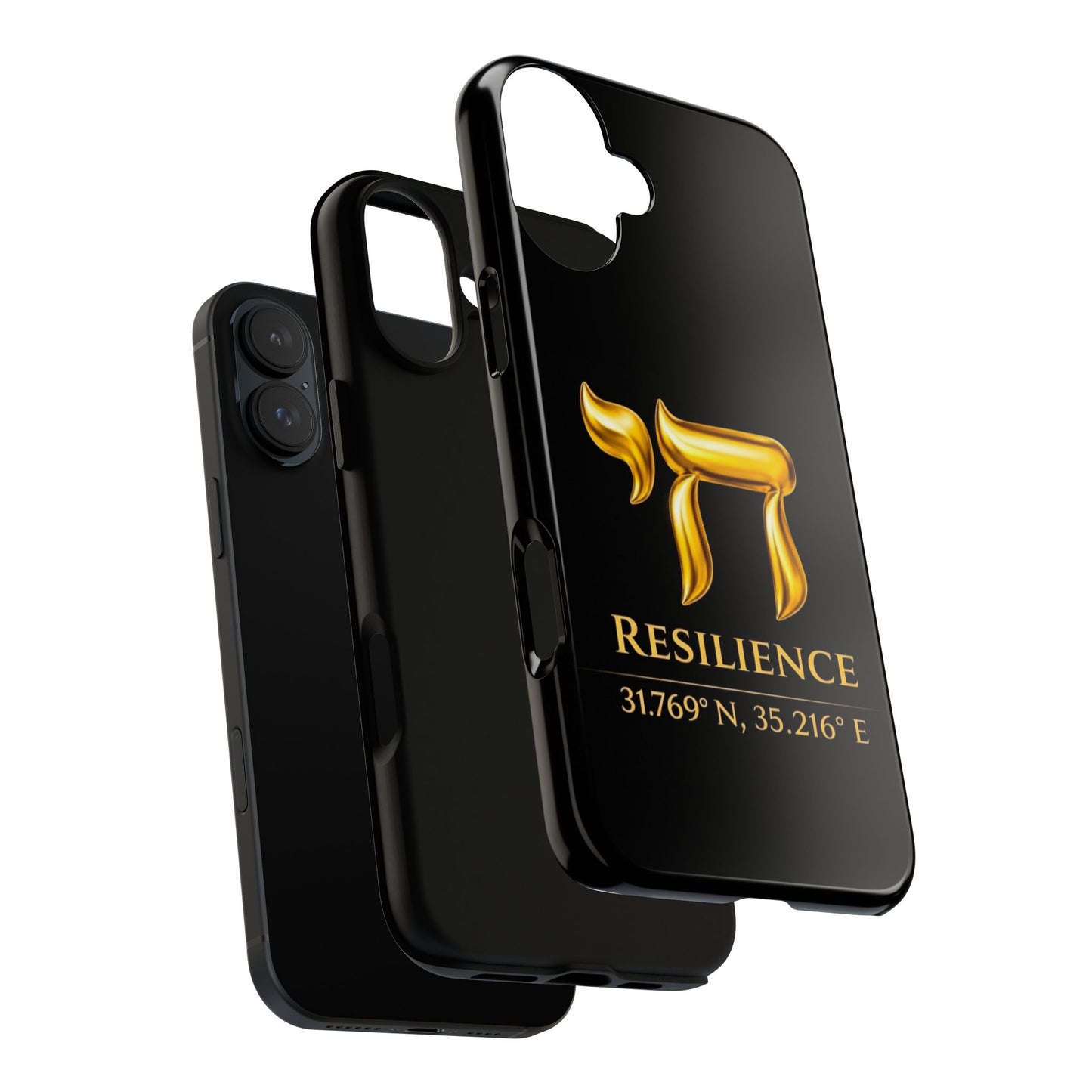 The Resilience Collection.Phone Case. Premium Black Edition. Protect with Purpose