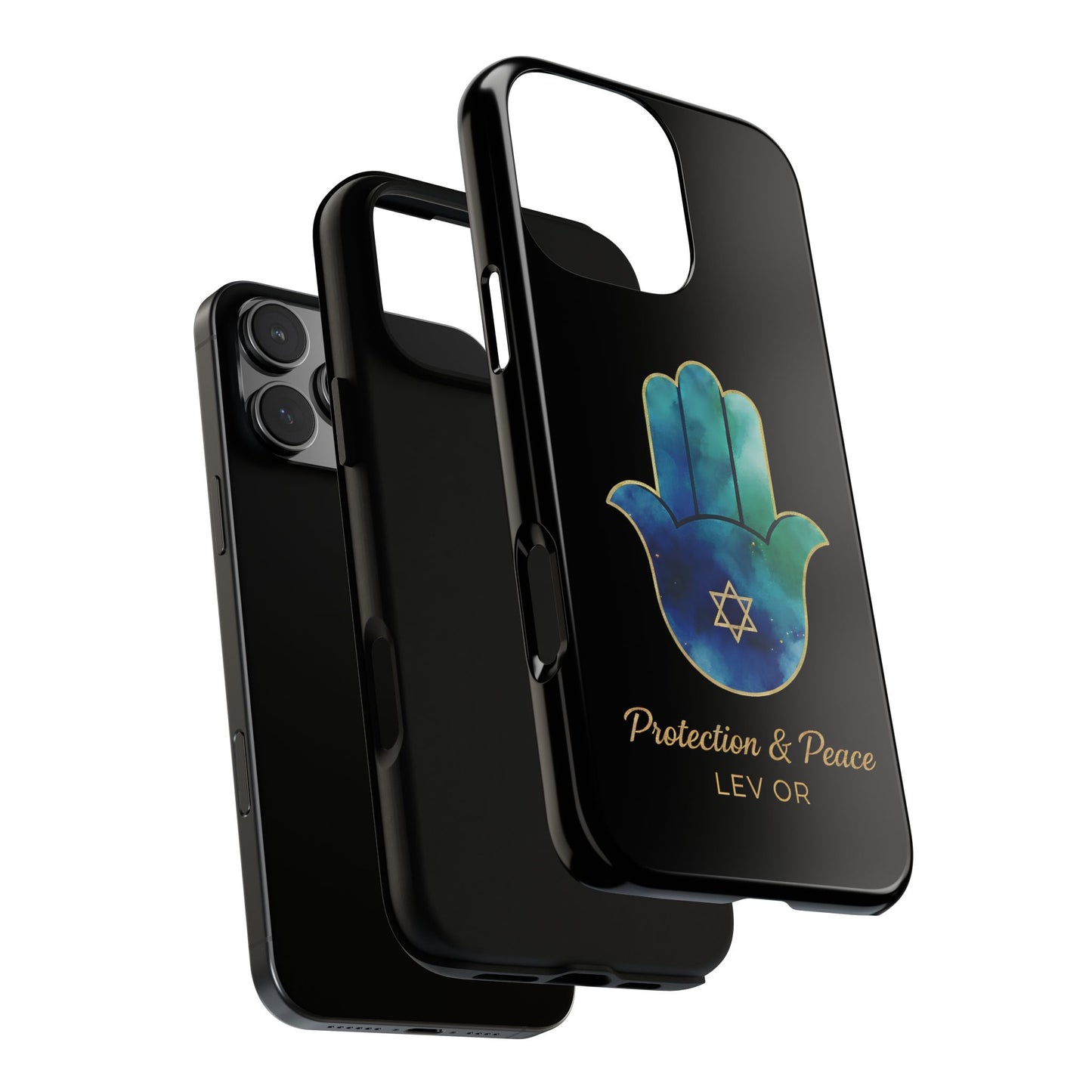 The Guardian Collection.Protection and Peace Premium Black Edition Phone Case
