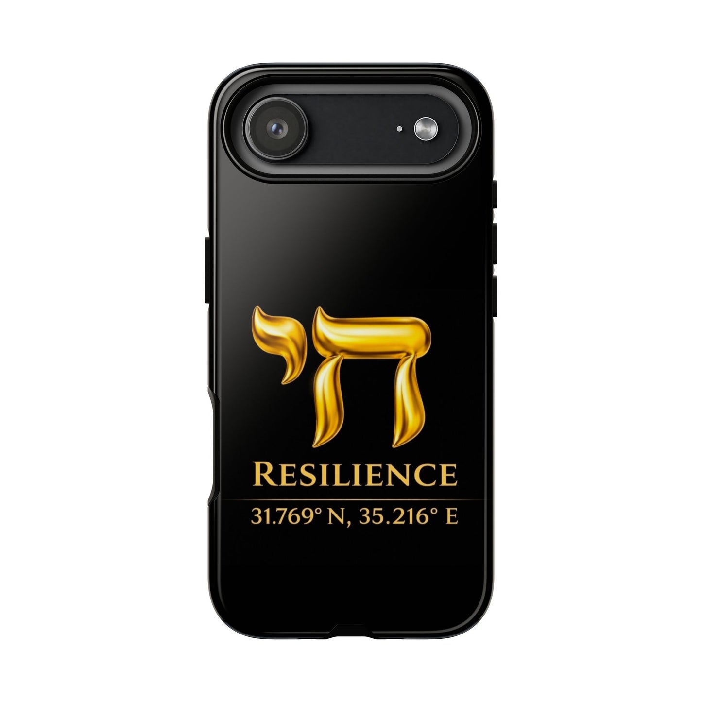 The Resilience Collection.Phone Case. Premium Black Edition. Protect with Purpose