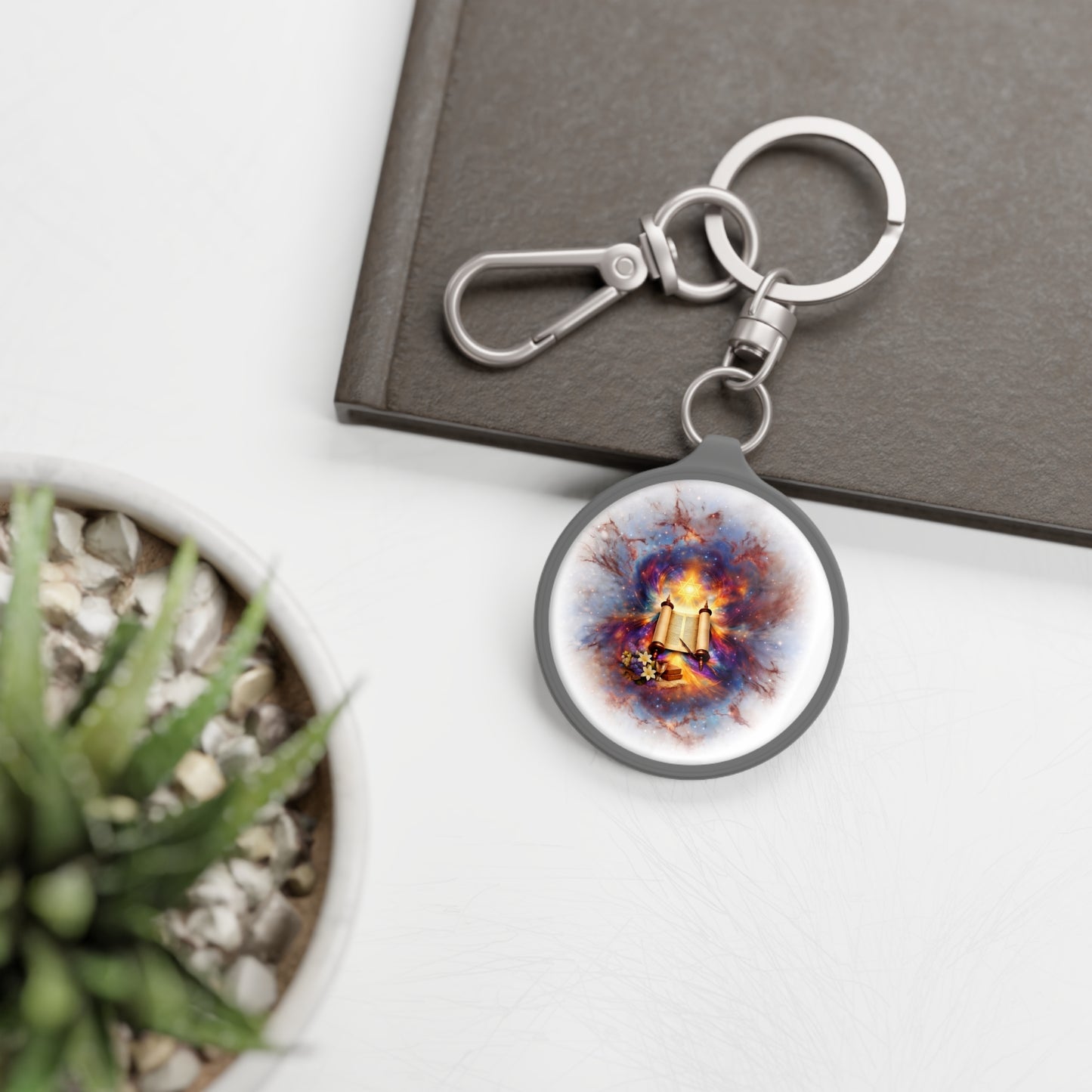 The Celestial Keyring Pristine White