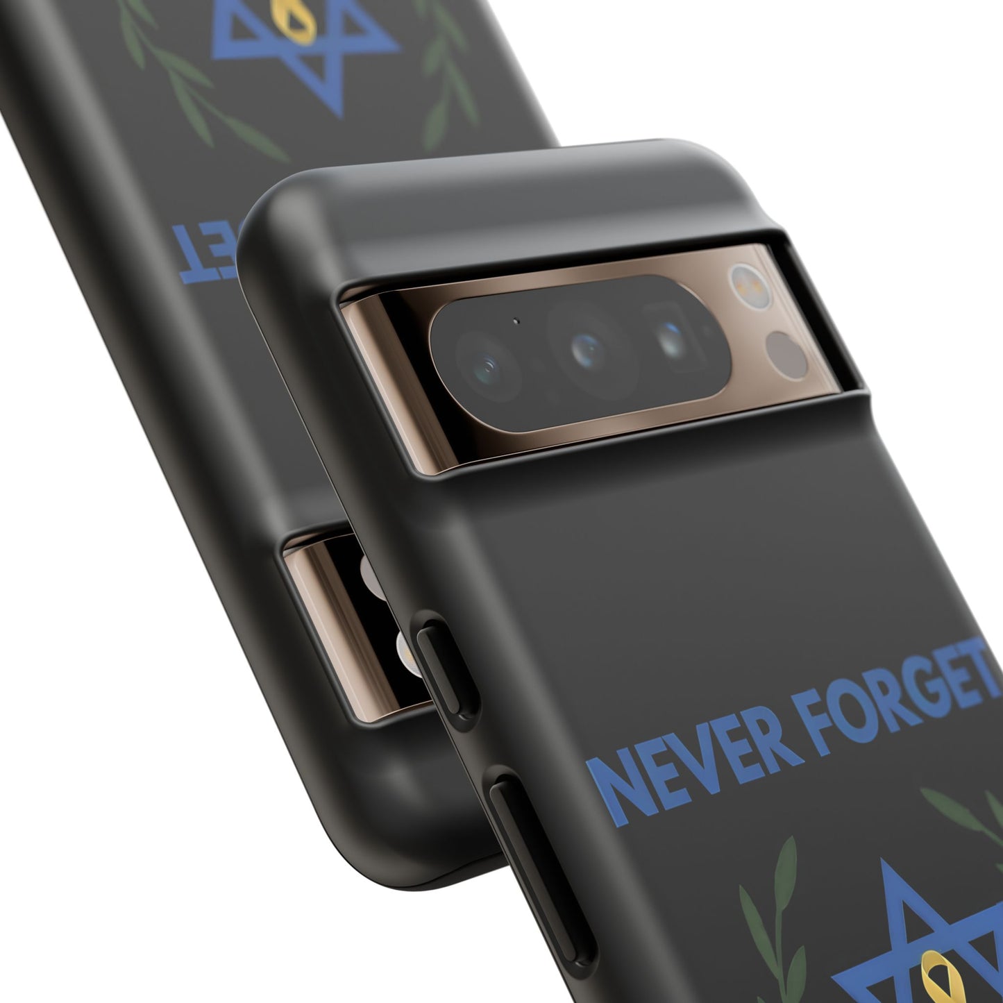 Never Forget, Never Again Collection. Black Edition Phone Case