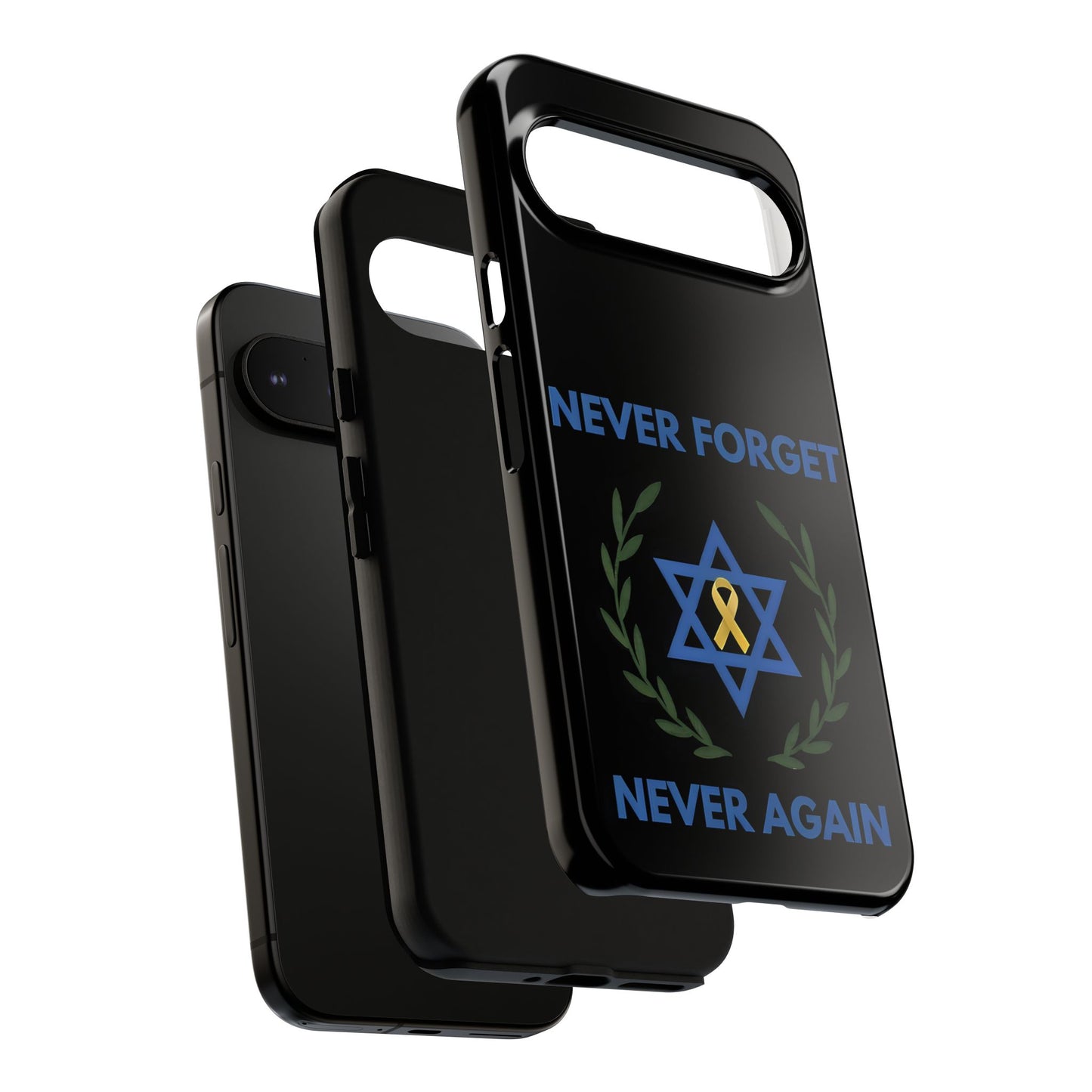 Never Forget, Never Again Collection. Black Edition Phone Case