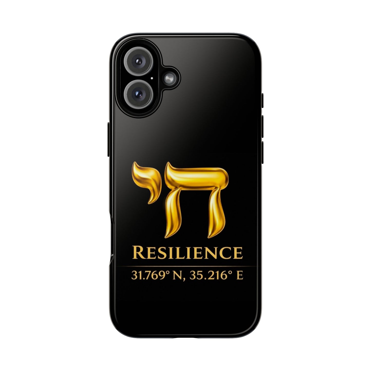 The Resilience Collection.Phone Case. Premium Black Edition. Protect with Purpose