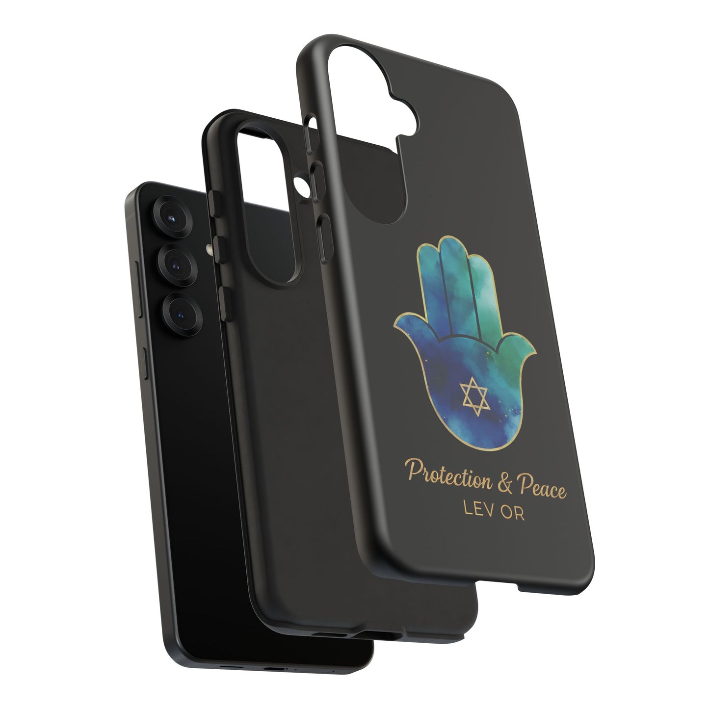 The Guardian Collection.Protection and Peace Premium Black Edition Phone Case