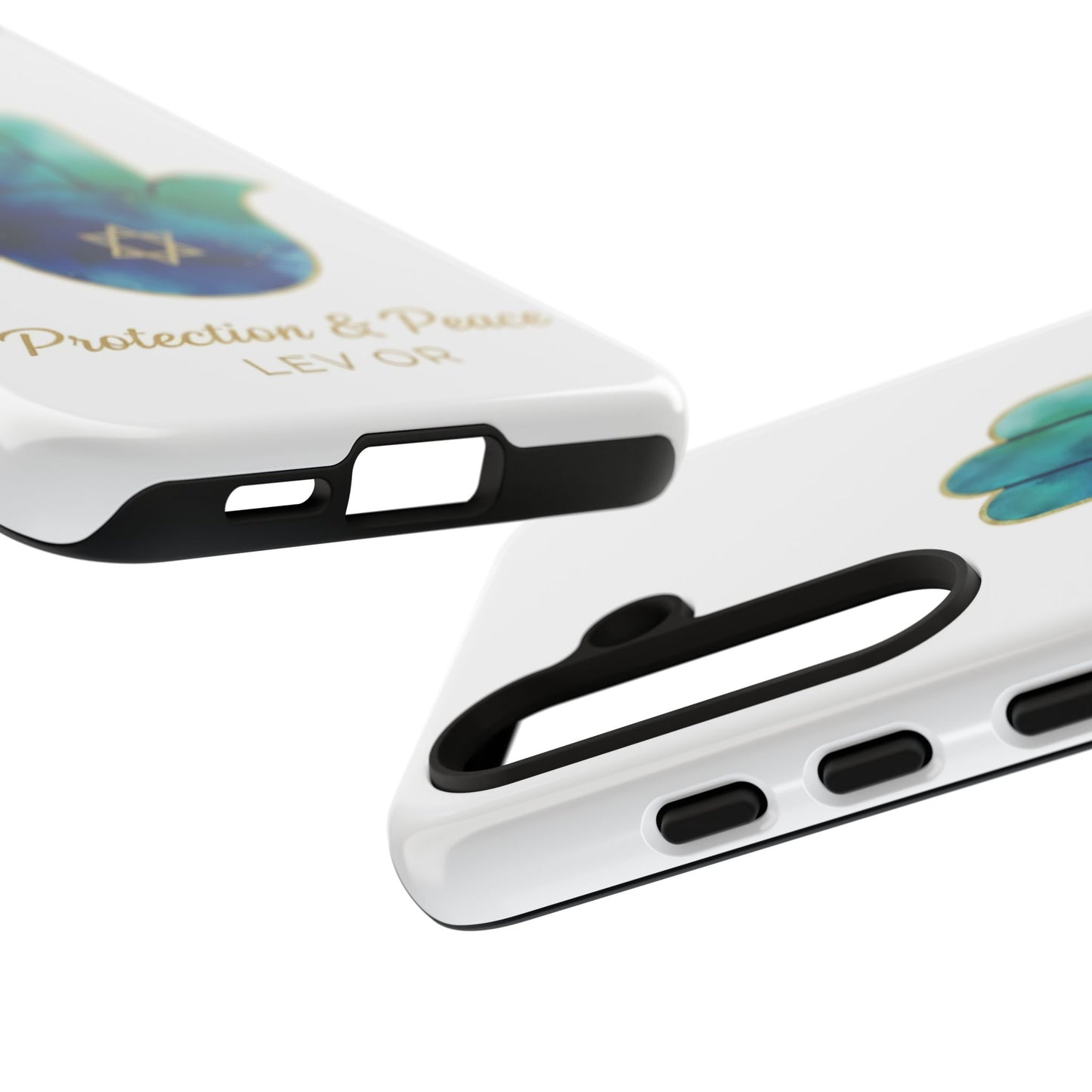 The Guardian Collection. Pristine White Phone Case. Protection Meets Peace.