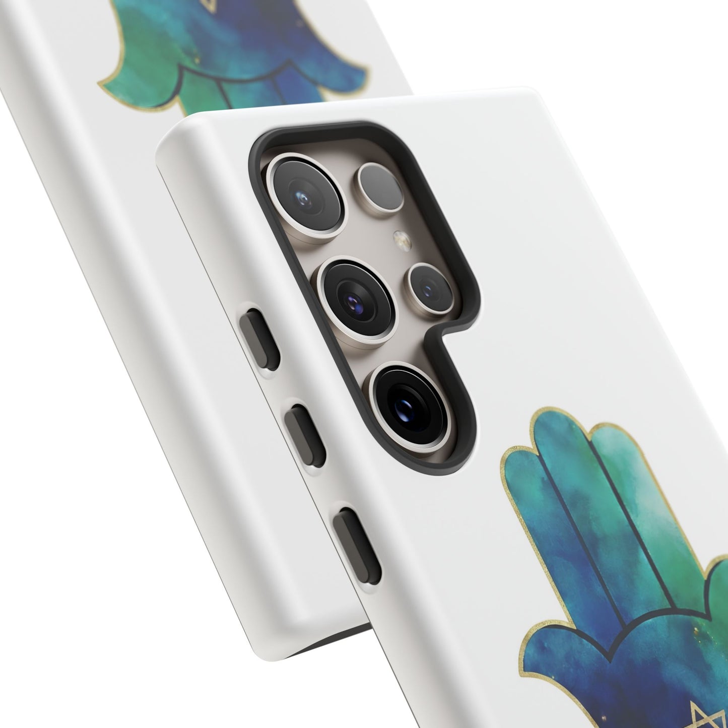 The Guardian Collection. Pristine White Phone Case. Protection Meets Peace.