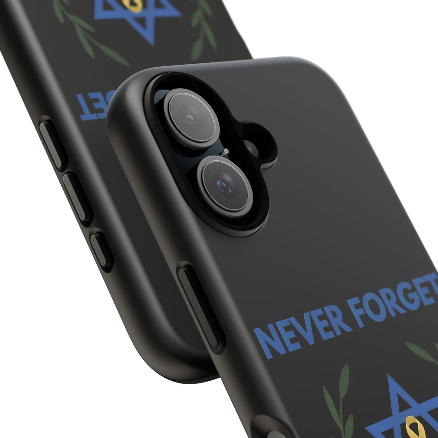 Never Forget, Never Again Collection. Black Edition Phone Case