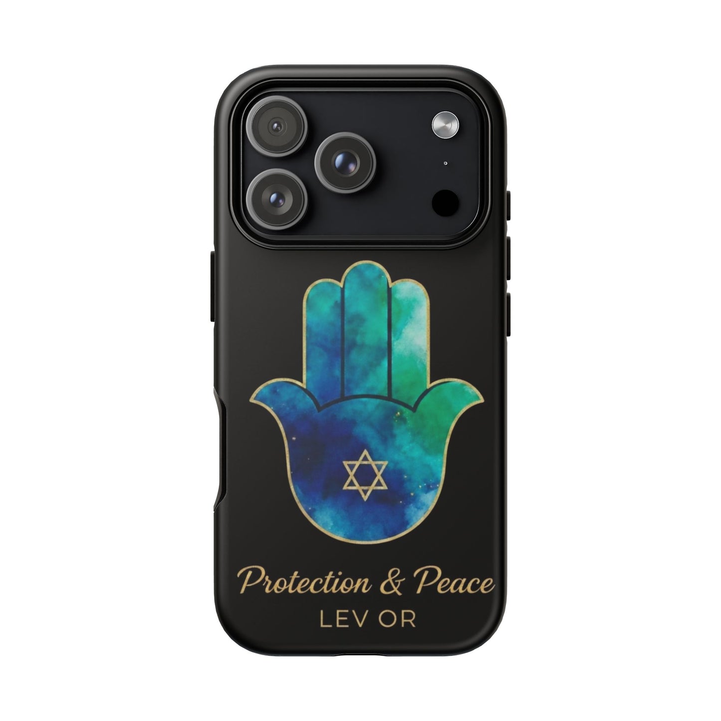 Protection and Peace Premium Black Edition Phone Case