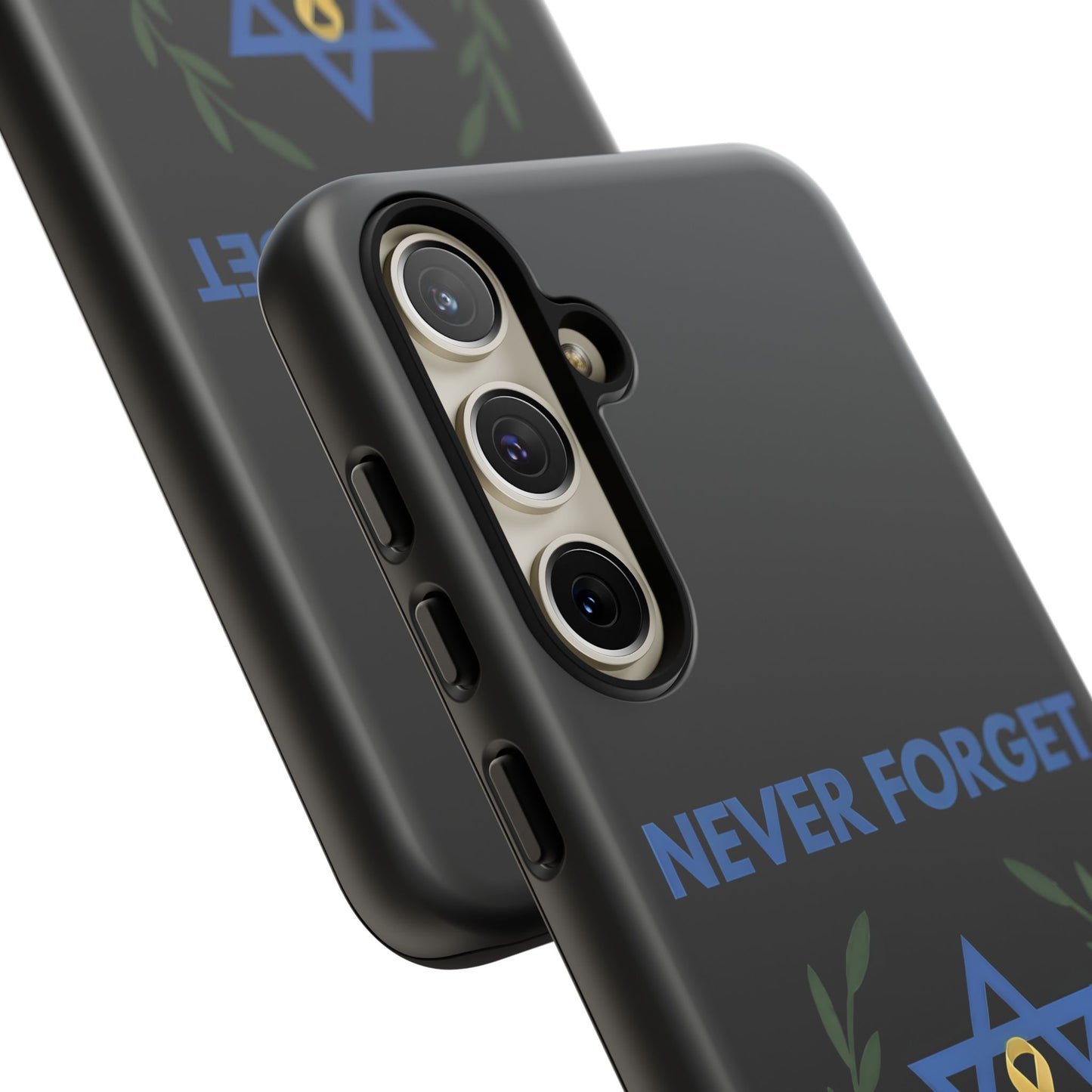 Never Forget, Never Again Collection. Black Edition Phone Case