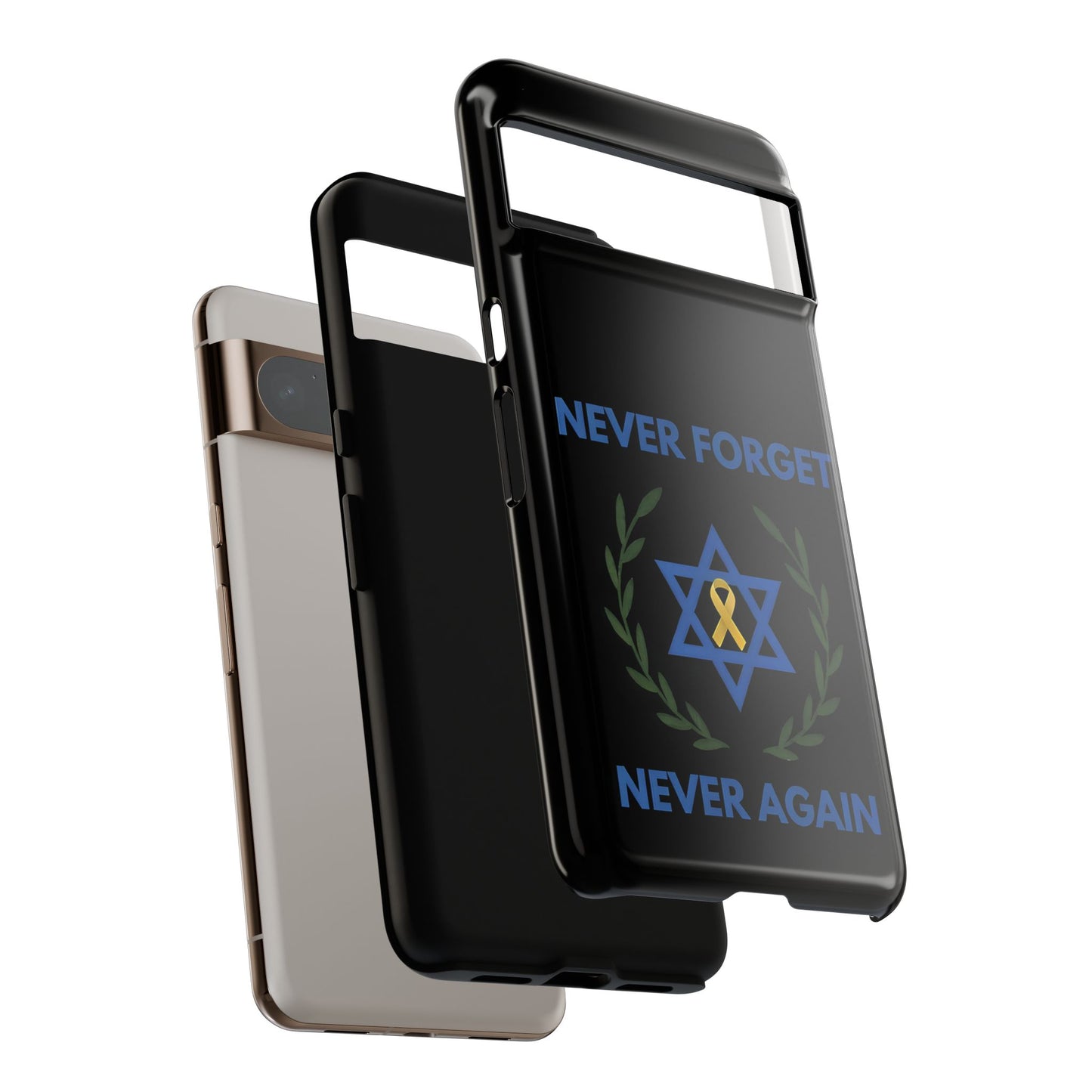 Never Forget, Never Again Collection. Black Edition Phone Case