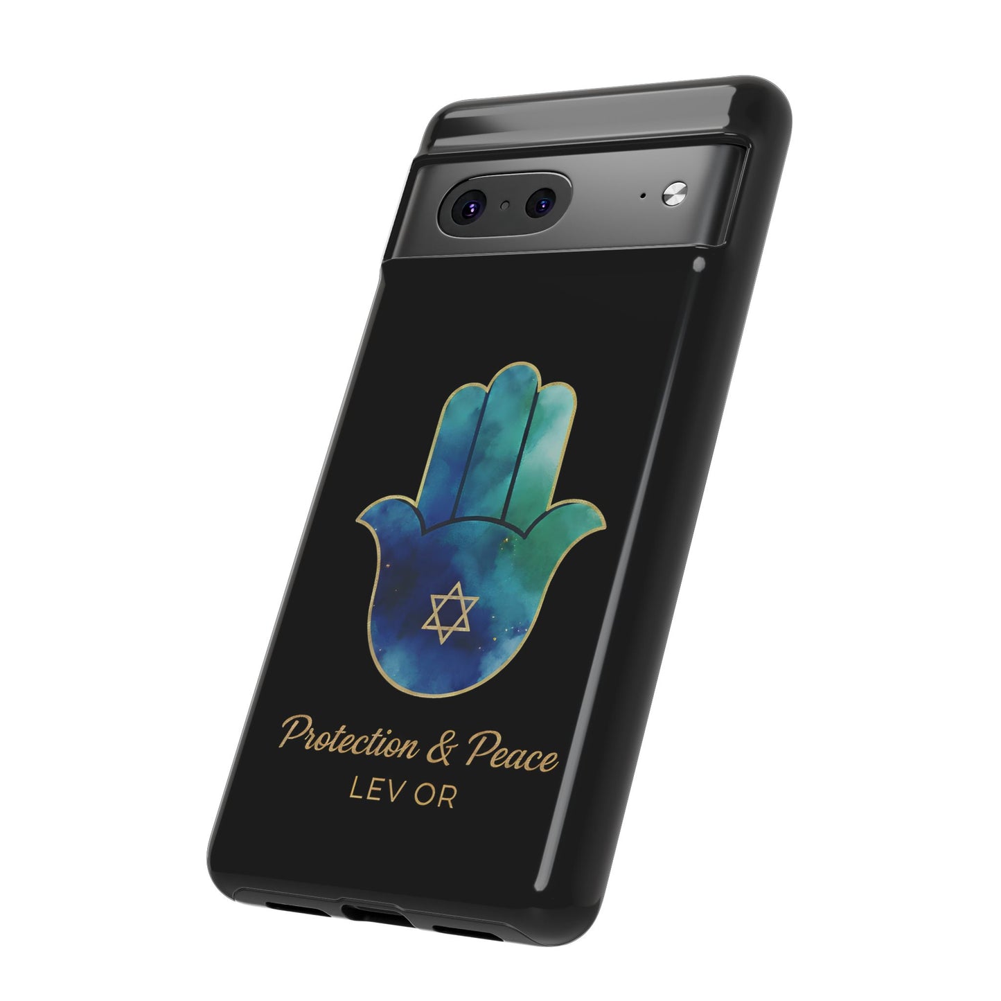 The Guardian Collection.Protection and Peace Premium Black Edition Phone Case
