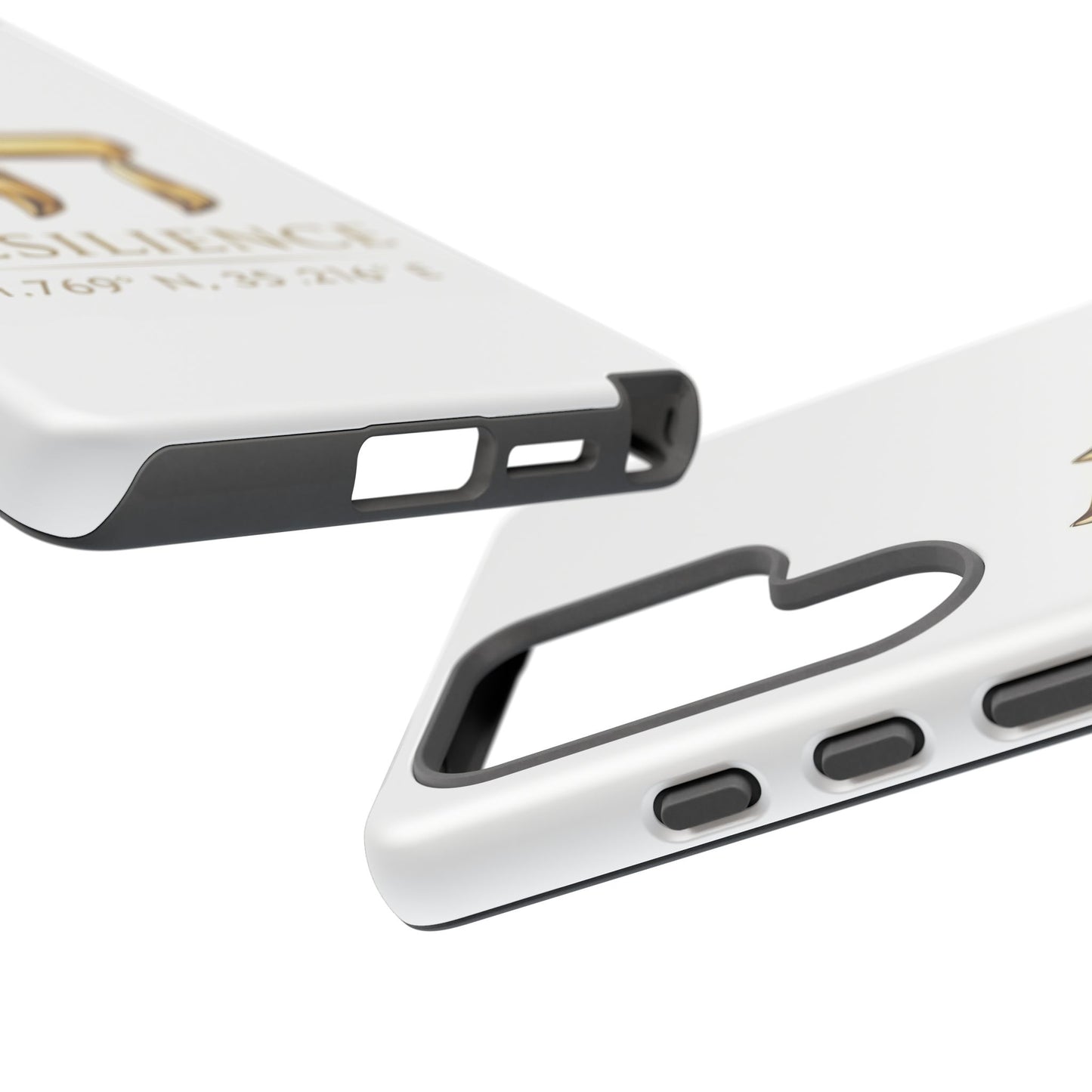 The Resilience Collection. Premium White Edition Phone Case.