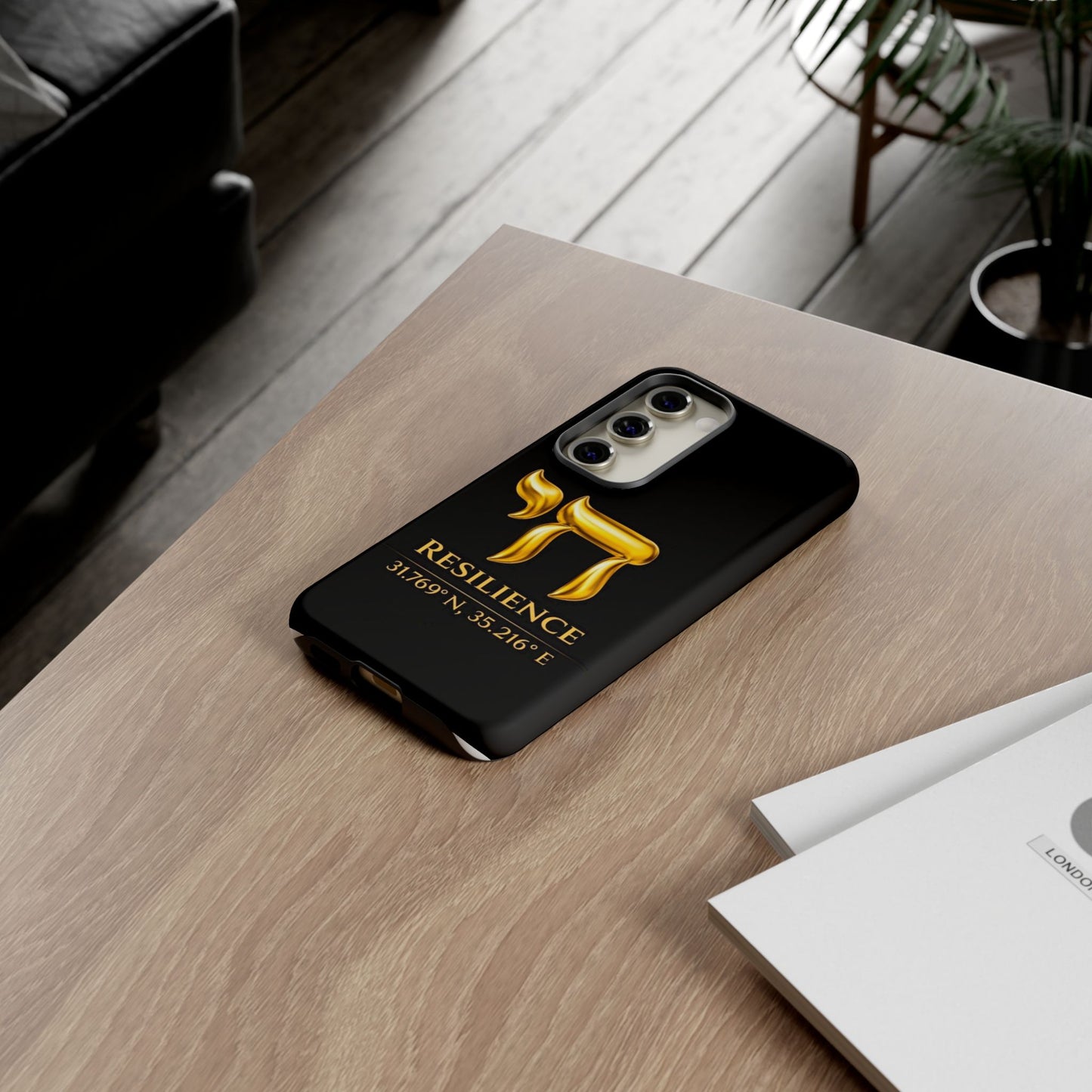 The Resilience Collection.Phone Case. Premium Black Edition. Protect with Purpose