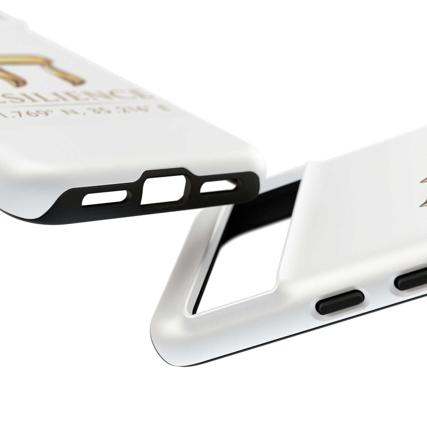 The Resilience Collection. Premium White Edition Phone Case.