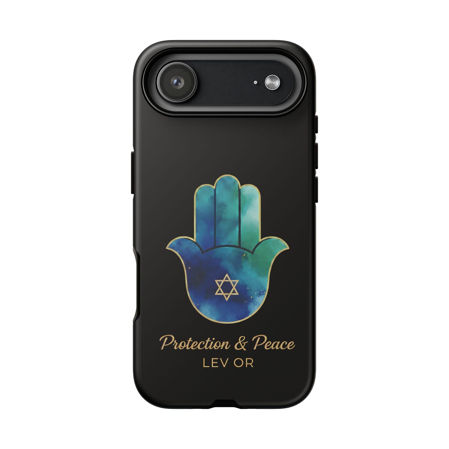 The Guardian Collection.Protection and Peace Premium Black Edition Phone Case