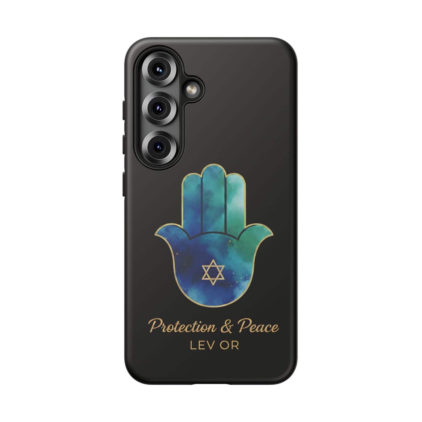 The Guardian Collection.Protection and Peace Premium Black Edition Phone Case