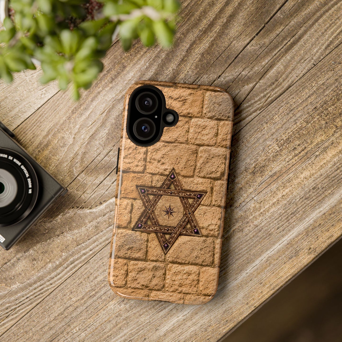 Heart of David™ Jerusalem Stone Phone Case