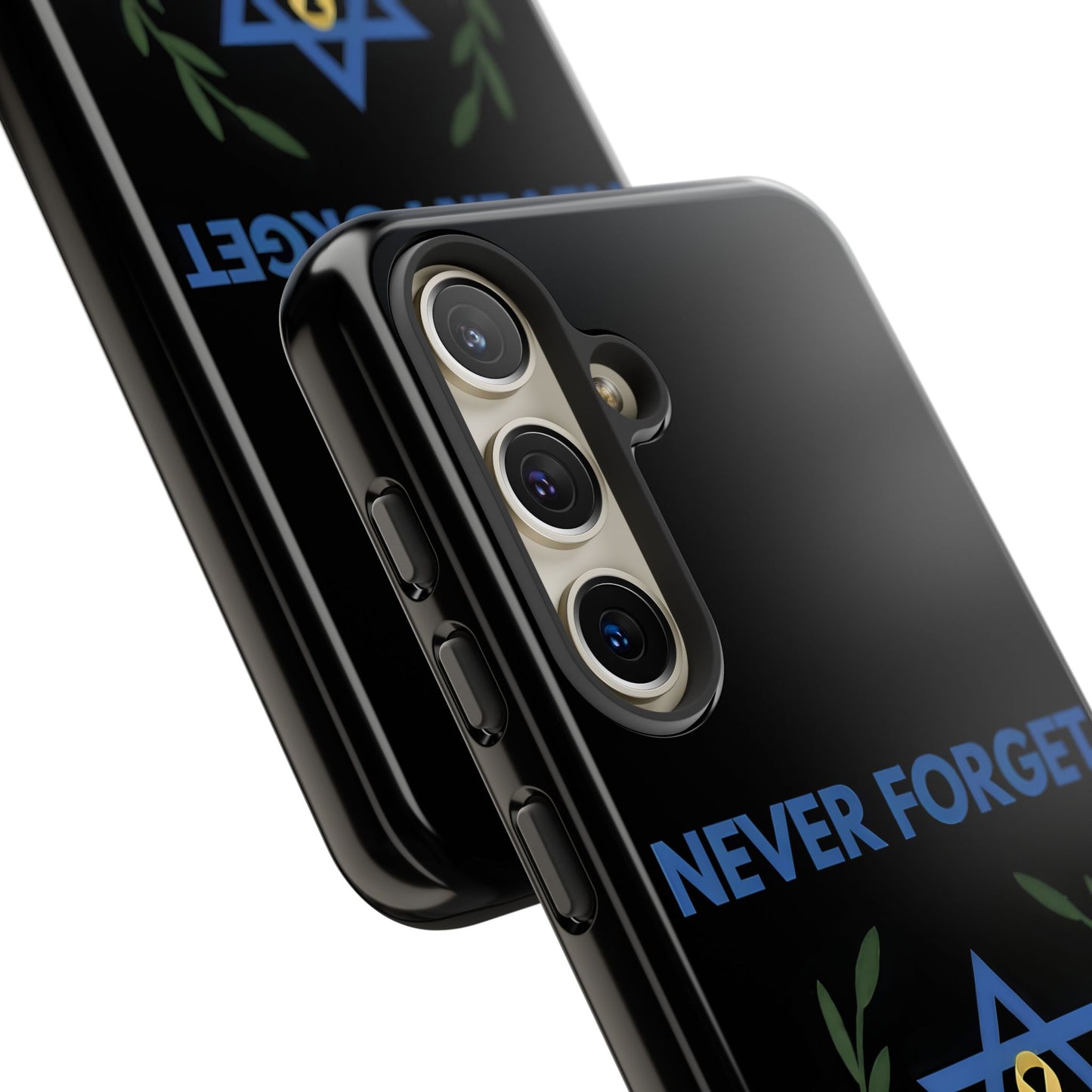 Never Forget, Never Again Collection. Black Edition Phone Case