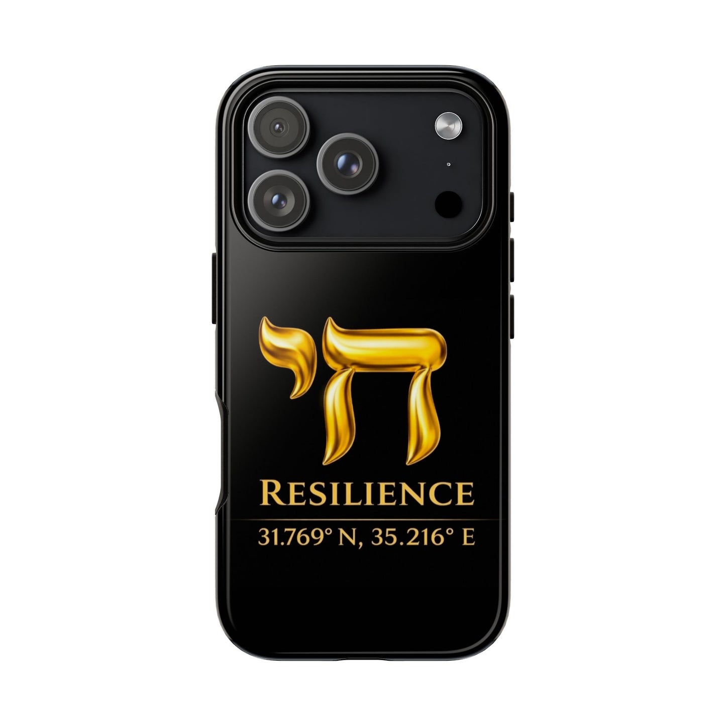 The Resilience Collection.Phone Case. Premium Black Edition. Protect with Purpose