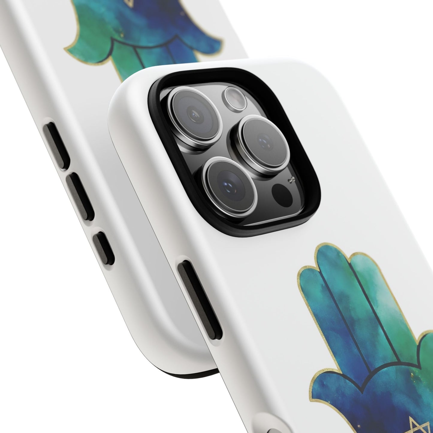 The Guardian Collection. Pristine White Phone Case. Protection Meets Peace.