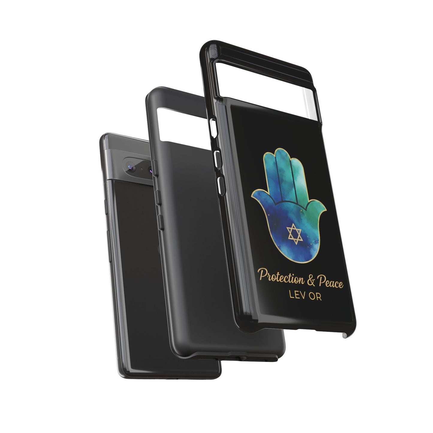 The Guardian Collection.Protection and Peace Premium Black Edition Phone Case