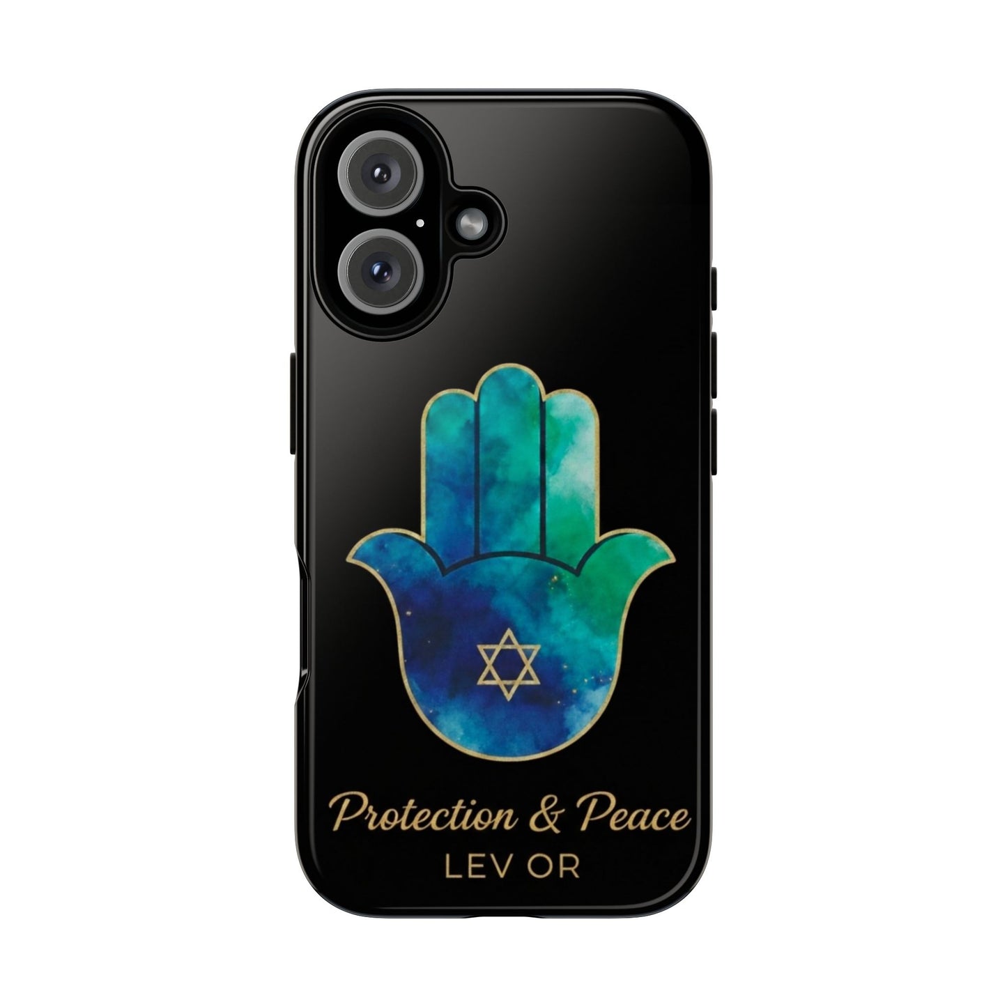 Protection and Peace Premium Black Edition Phone Case