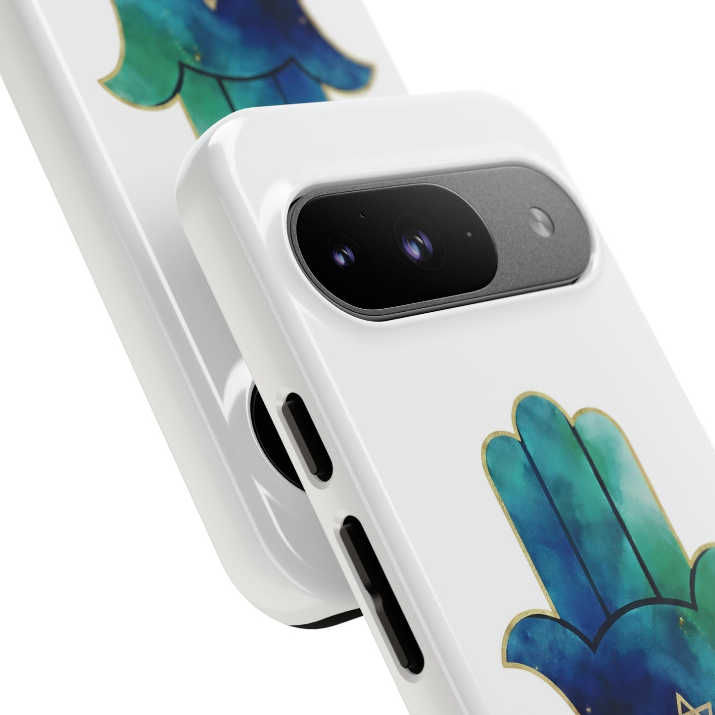 The Guardian Collection. Pristine White Phone Case. Protection Meets Peace.