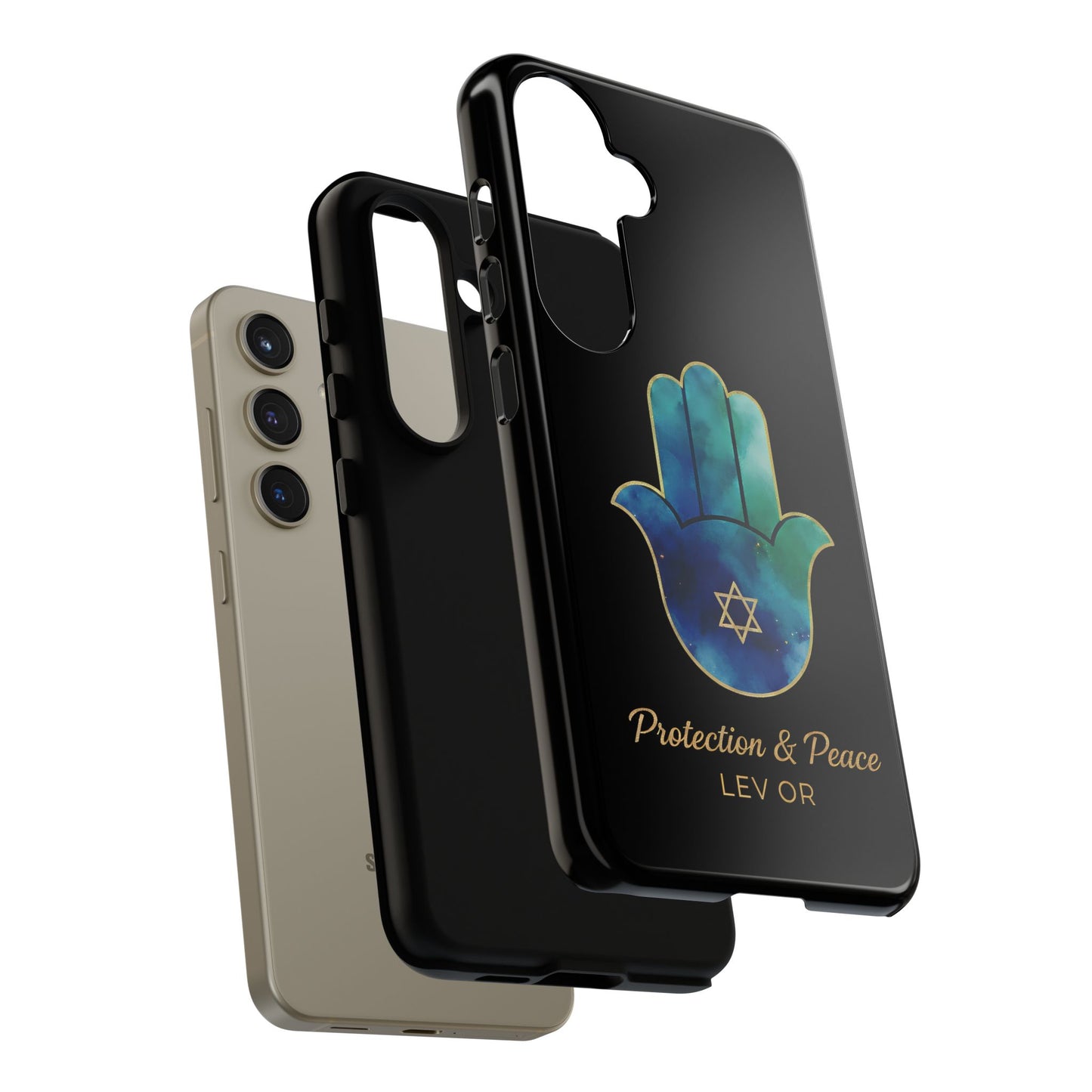 The Guardian Collection.Protection and Peace Premium Black Edition Phone Case