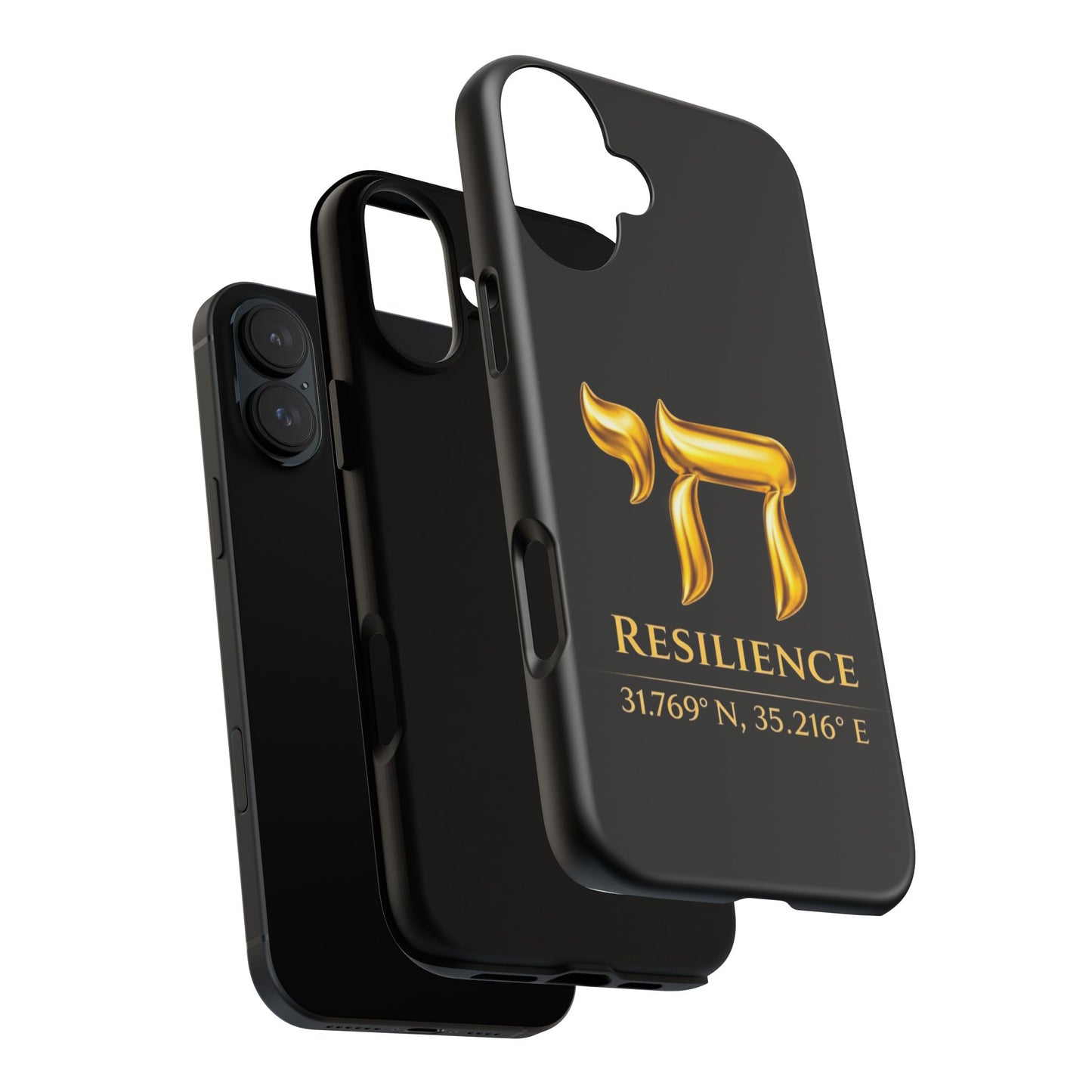 The Resilience Collection.Phone Case. Premium Black Edition. Protect with Purpose