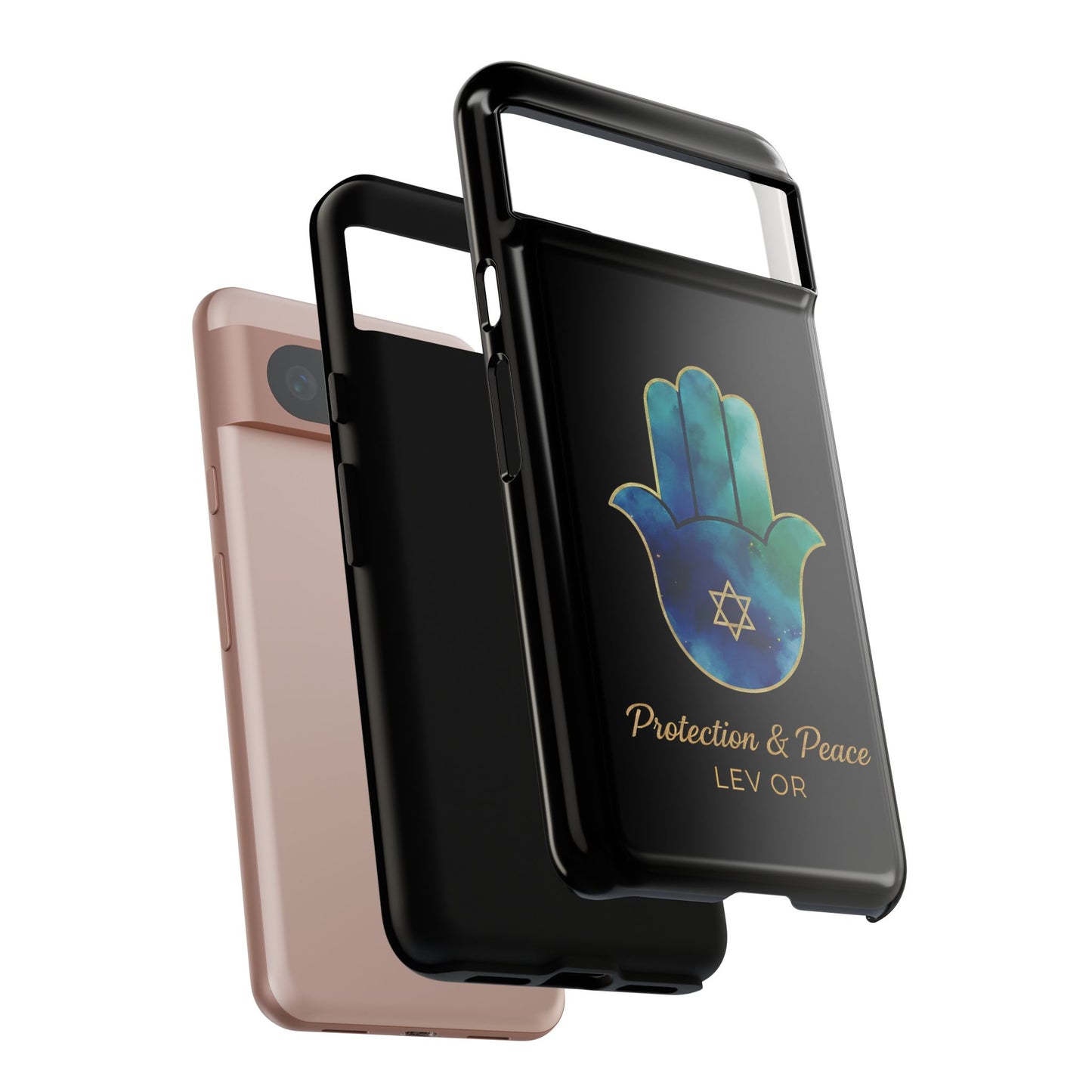 The Guardian Collection.Protection and Peace Premium Black Edition Phone Case