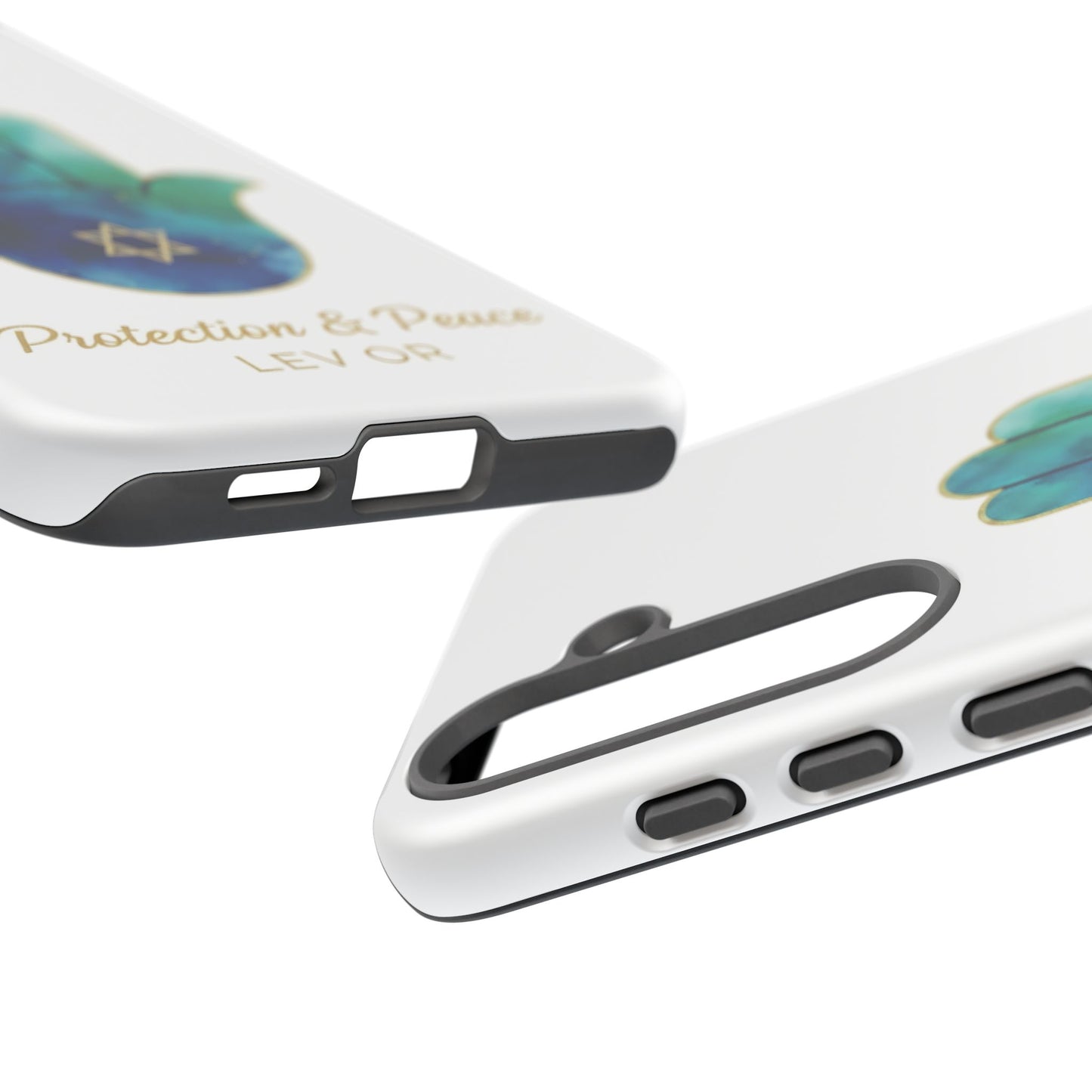 The Guardian Collection. Pristine White Phone Case. Protection Meets Peace.