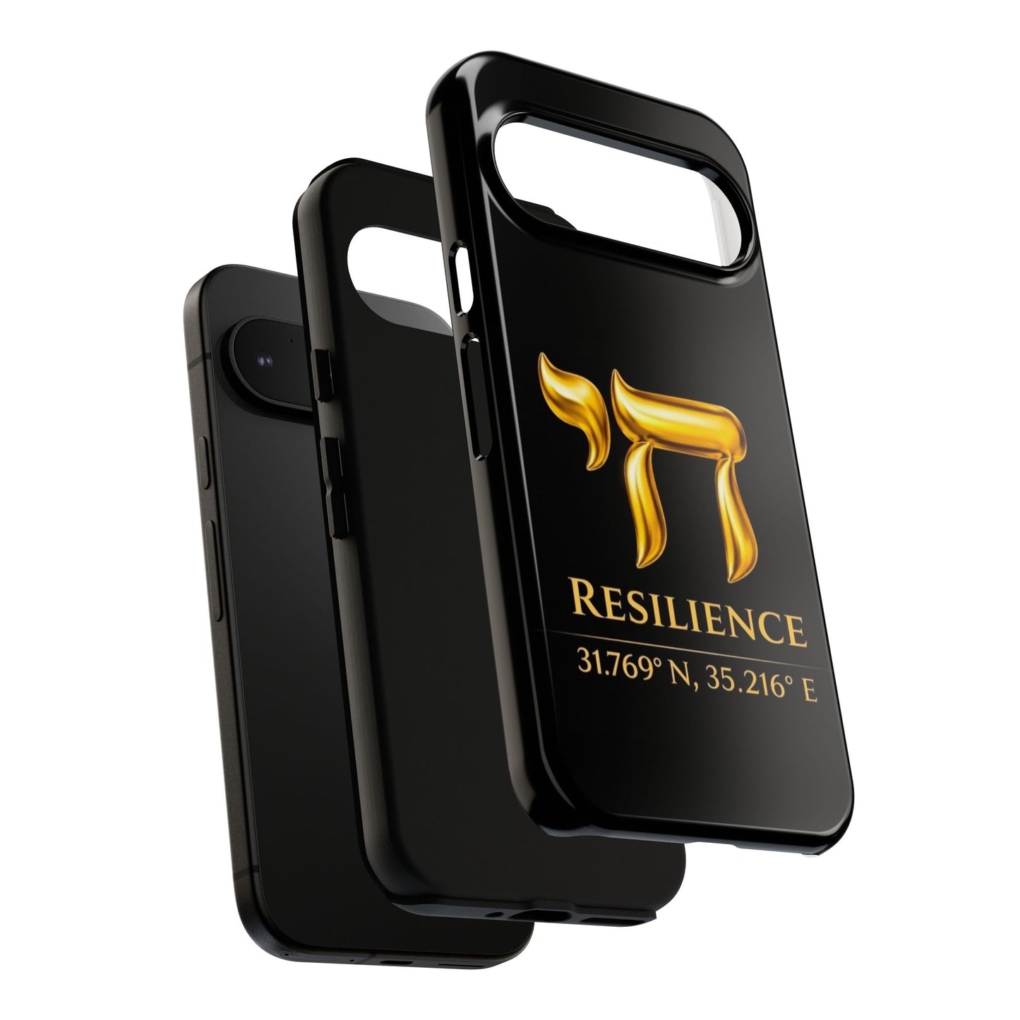 The Resilience Collection.Phone Case. Premium Black Edition. Protect with Purpose