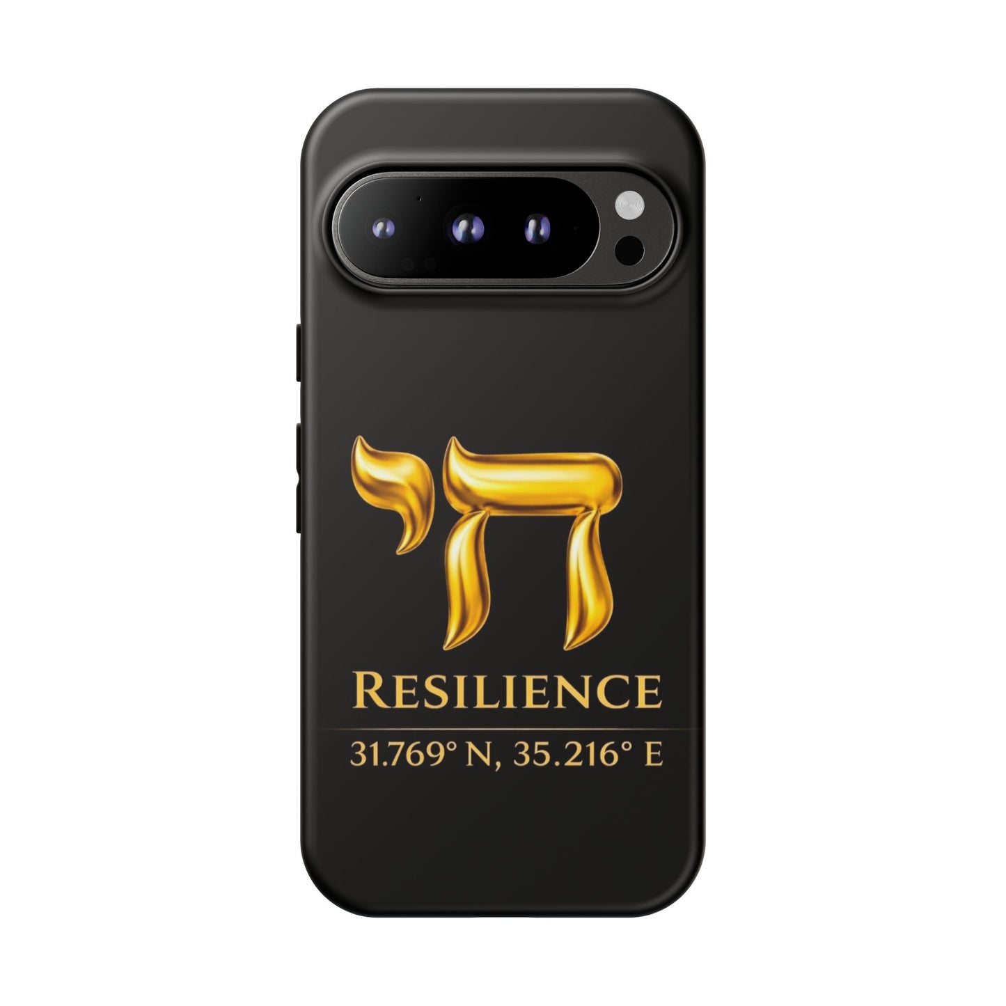 The Resilience Collection.Phone Case. Premium Black Edition. Protect with Purpose