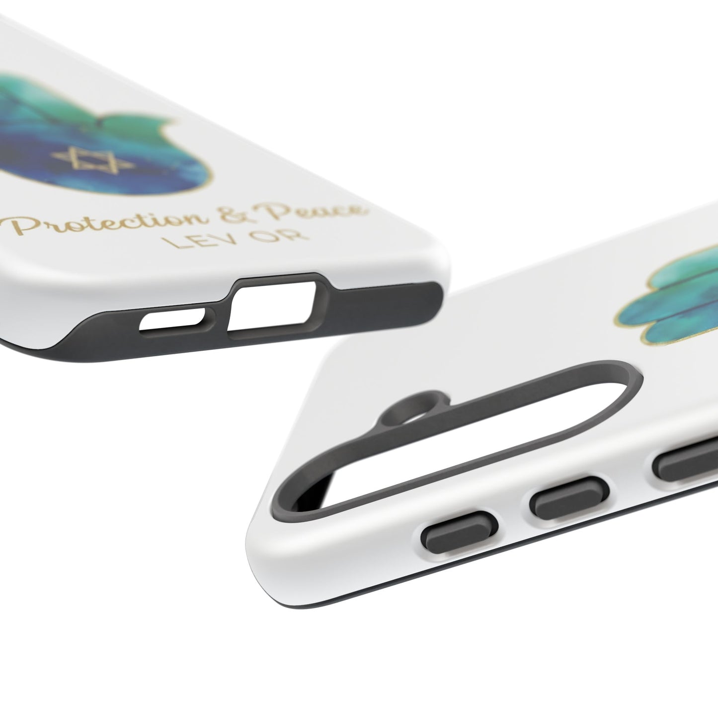 The Guardian Collection. Pristine White Phone Case. Protection Meets Peace.