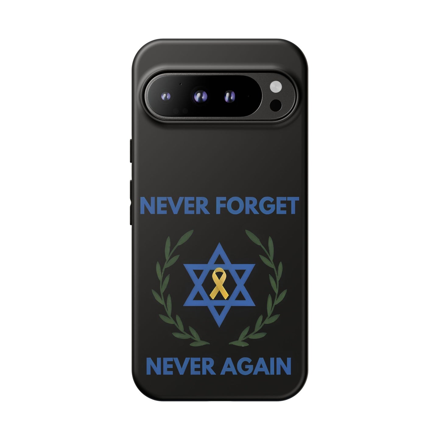Never Forget, Never Again Collection. Black Edition Phone Case