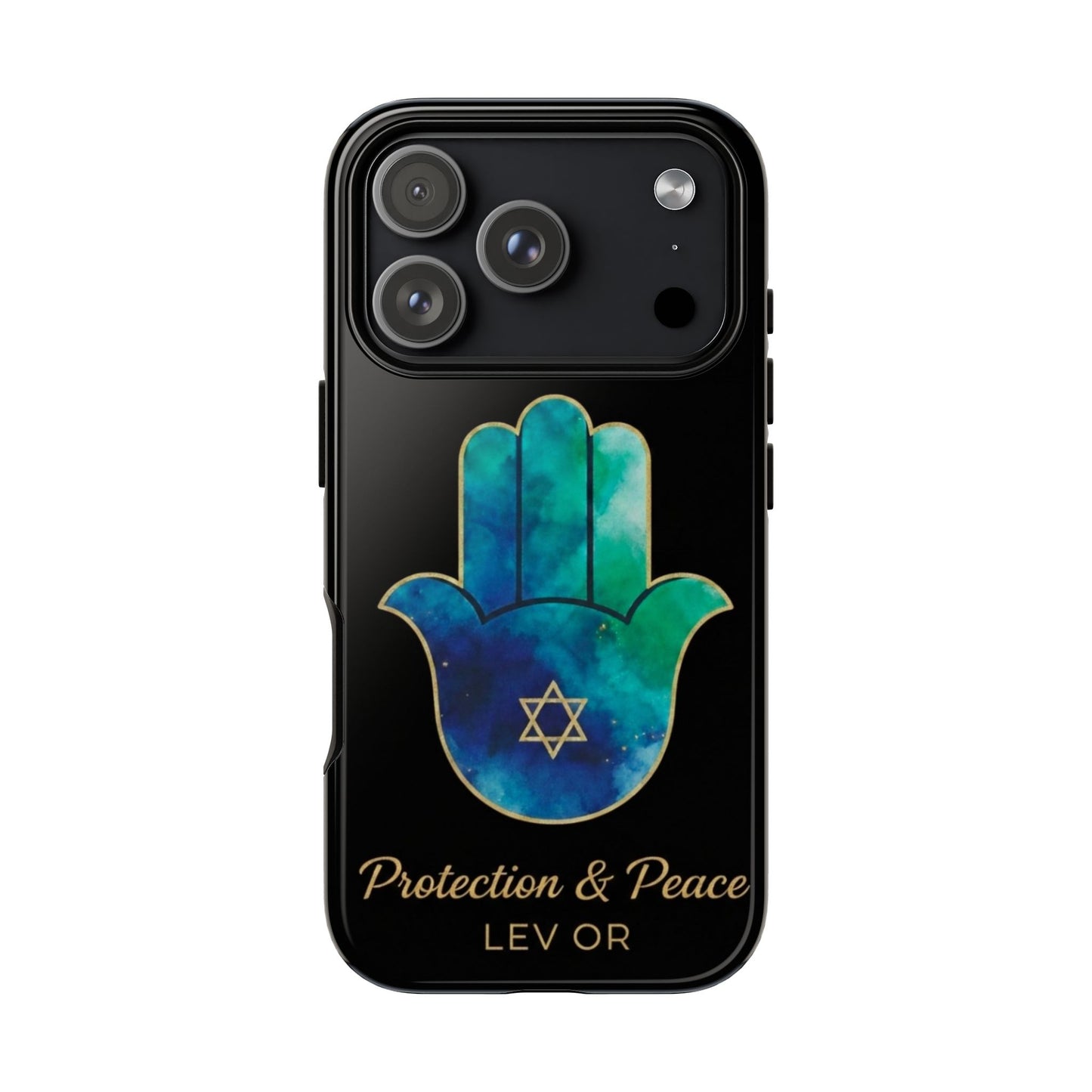 Protection and Peace Premium Black Edition Phone Case