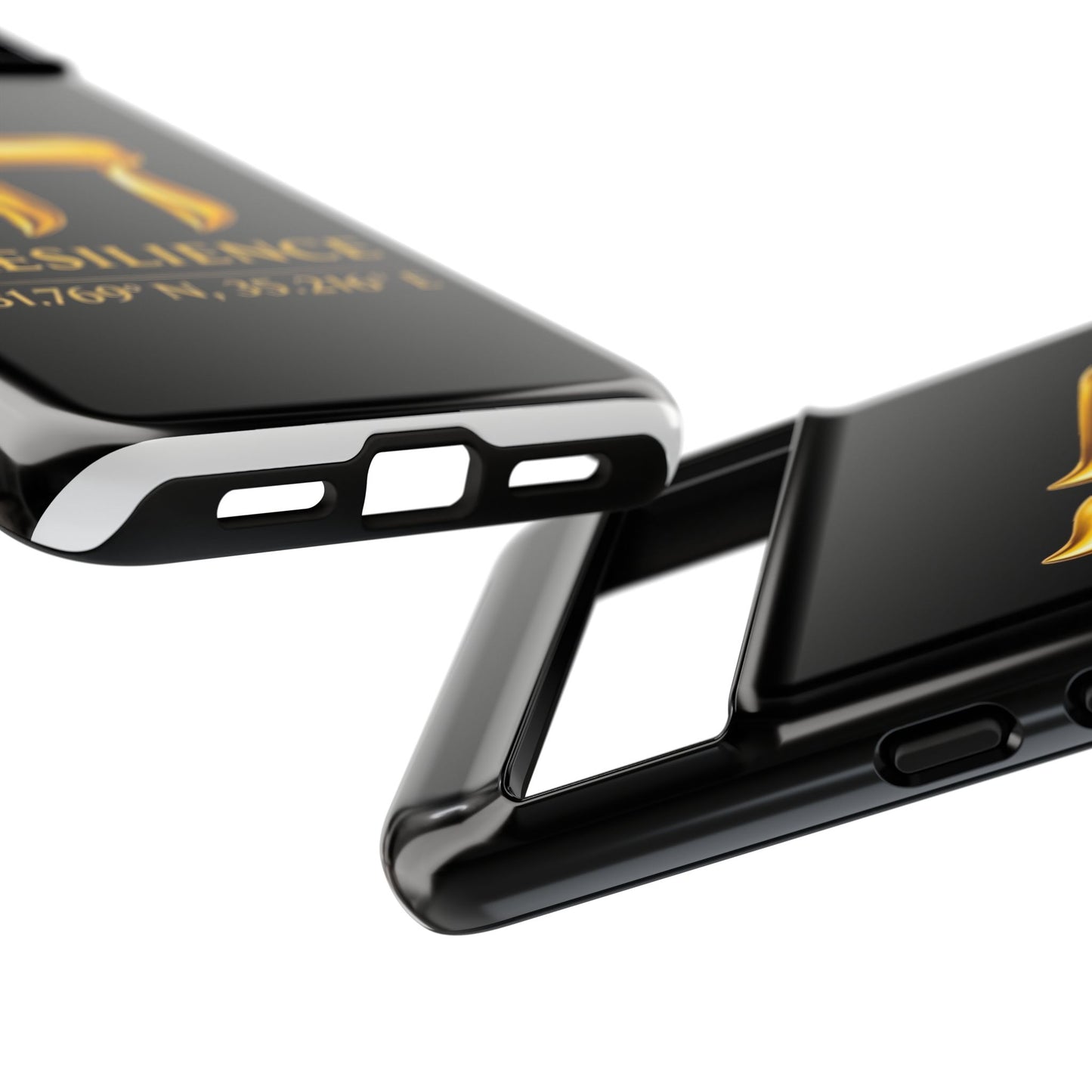 The Resilience Collection.Phone Case. Premium Black Edition. Protect with Purpose
