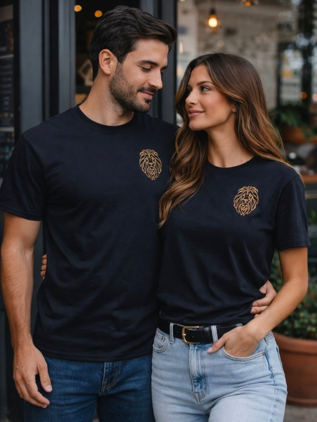 Lion of Lev™ Embroidered T-Shirt