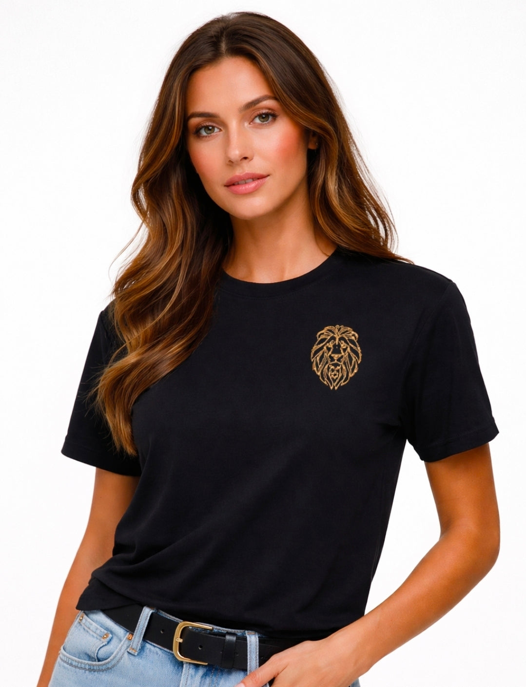 Lion of Lev™ Embroidered T-Shirt
