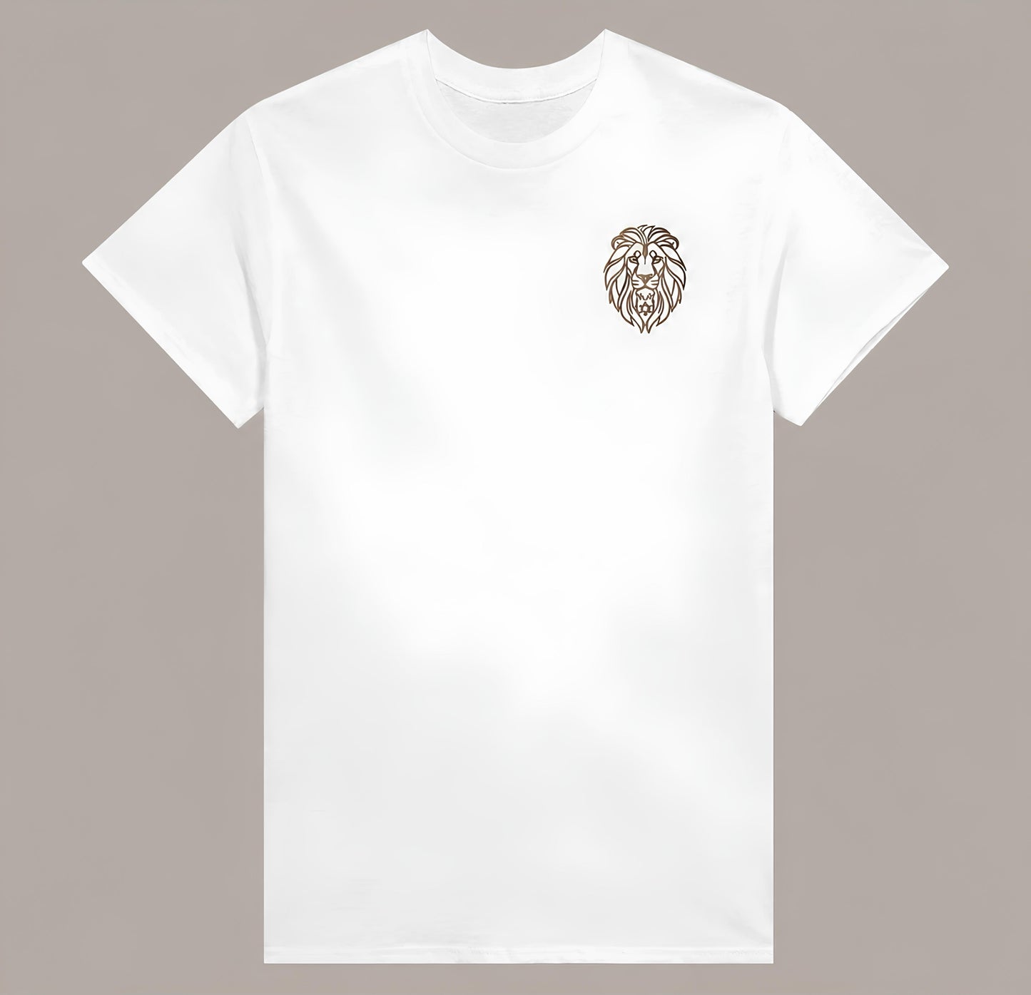 Lion of Lev™ Embroidered T-Shirt