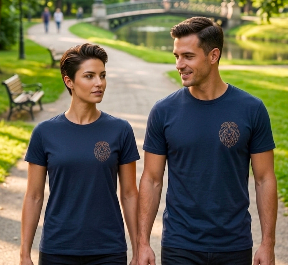 Lion of Lev™ Embroidered T-Shirt