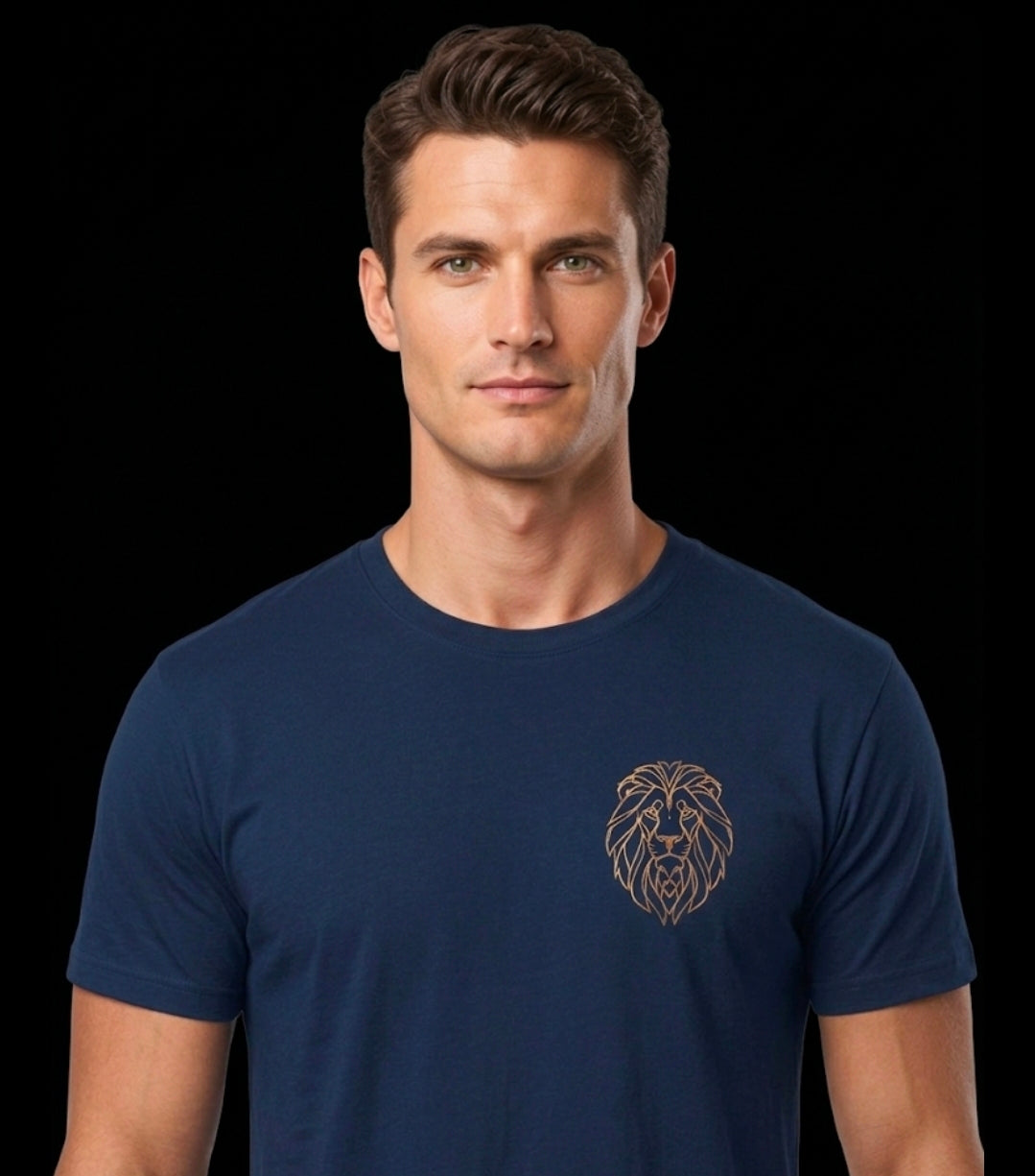 Lion of Lev™ Embroidered T-Shirt