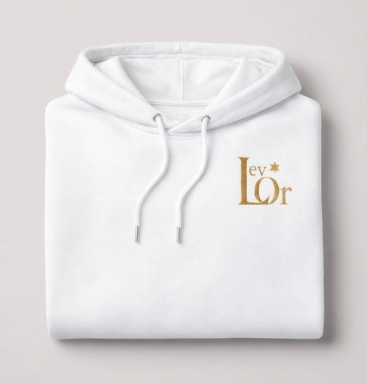 Lev Or Signature Hoodie; Heart of Light Collection