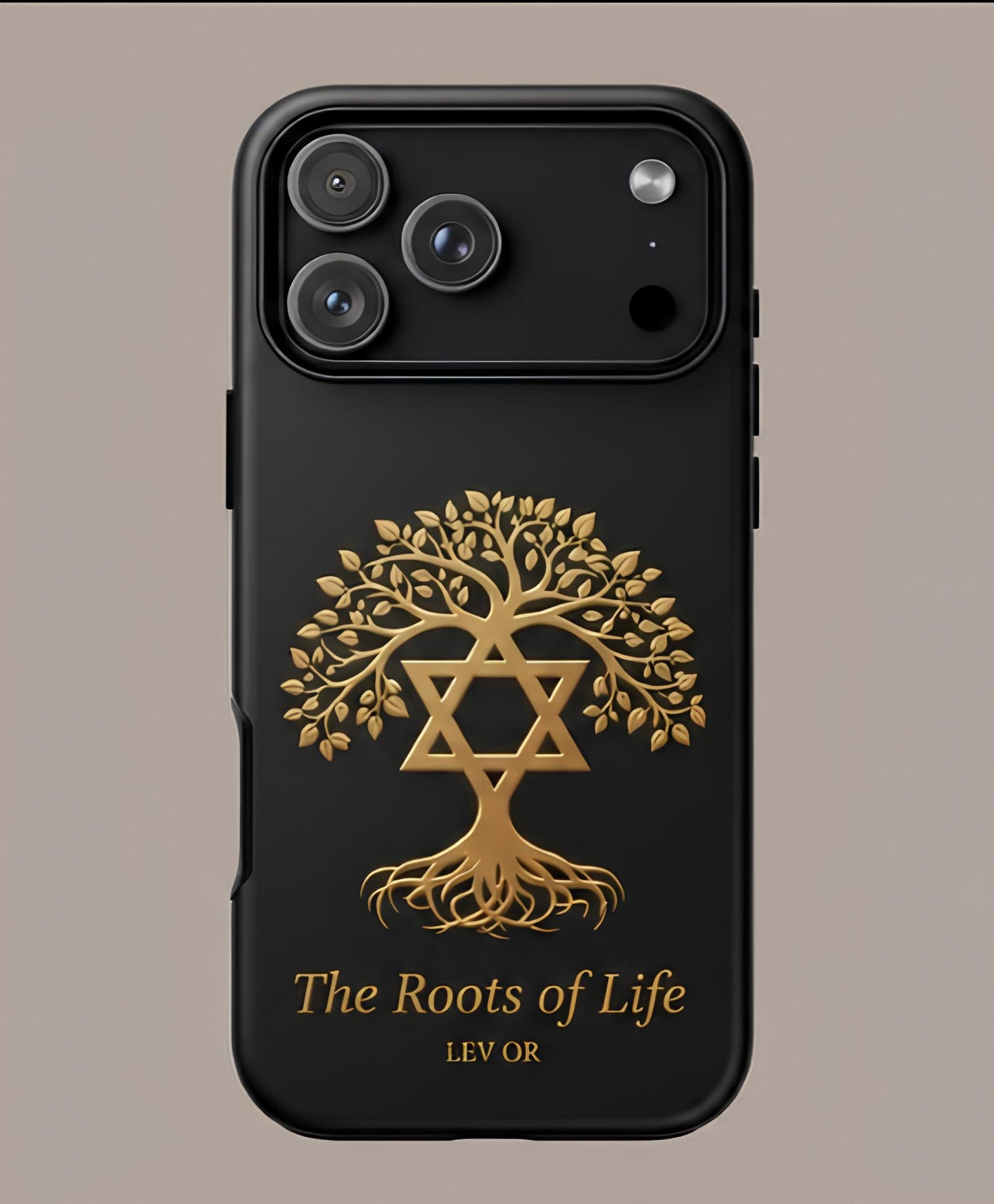 Roots of Life™ Black Phone Case