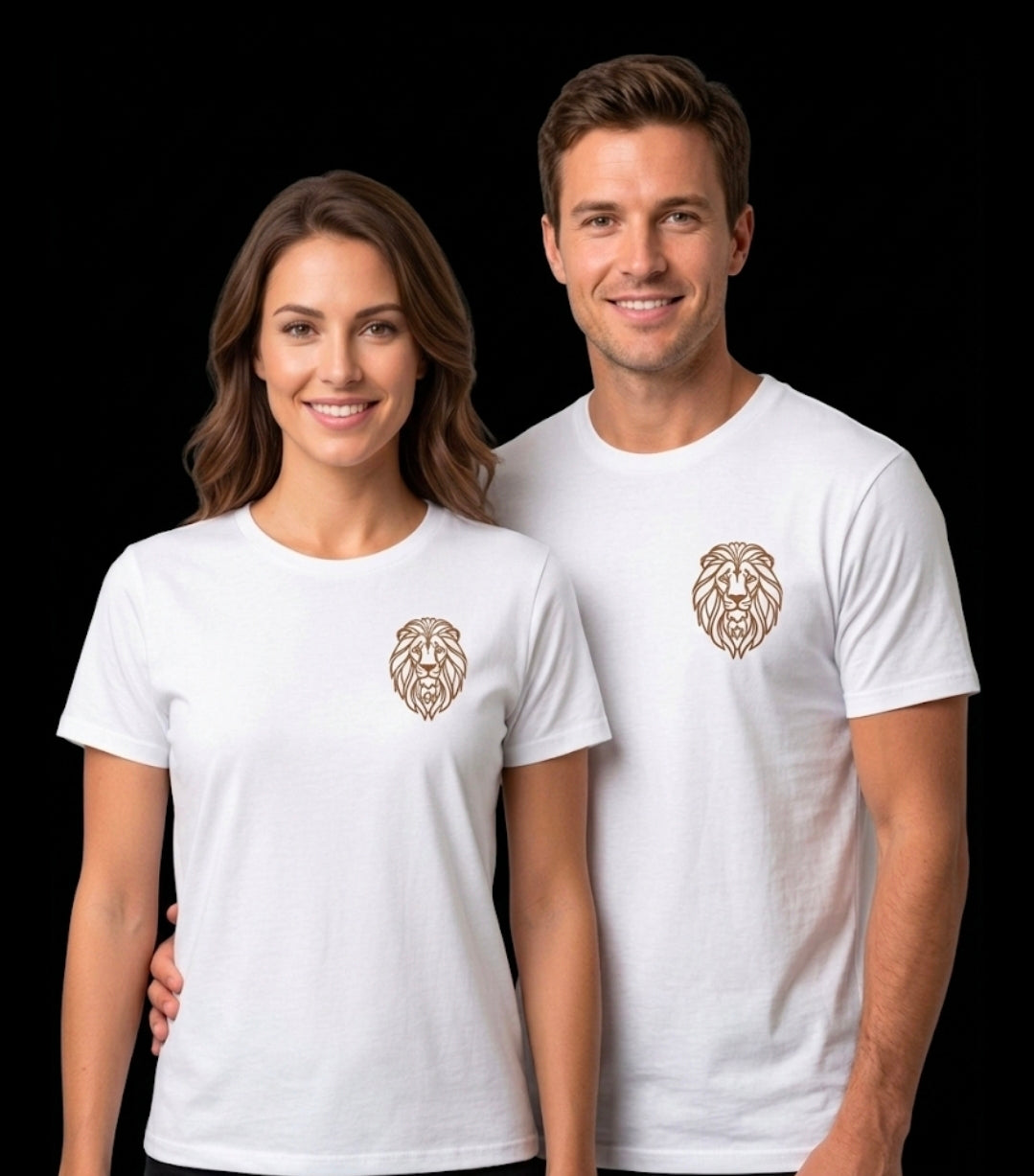 Lion of Lev™ Embroidered T-Shirt