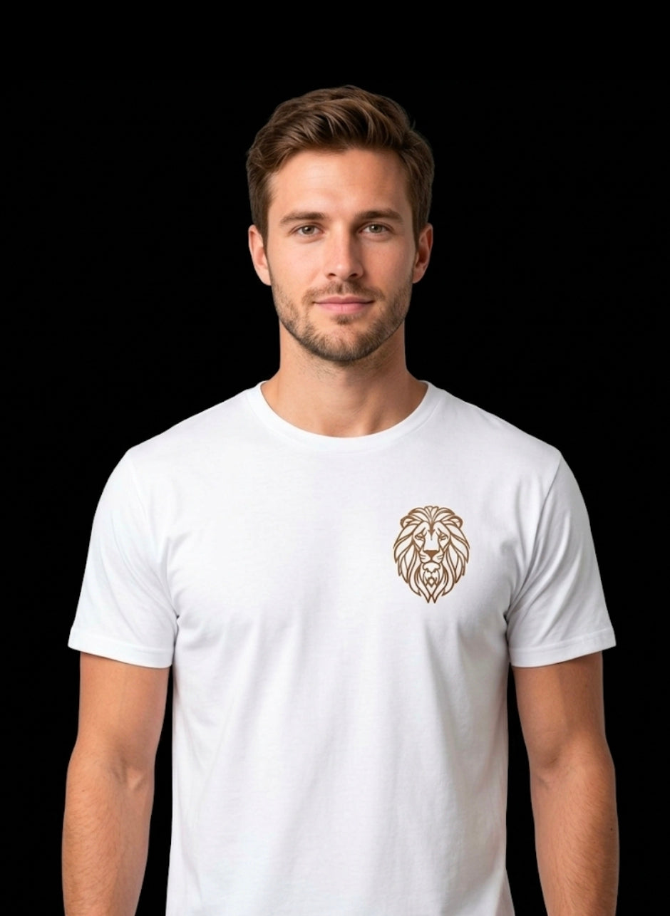 Lion of Lev™ Embroidered T-Shirt