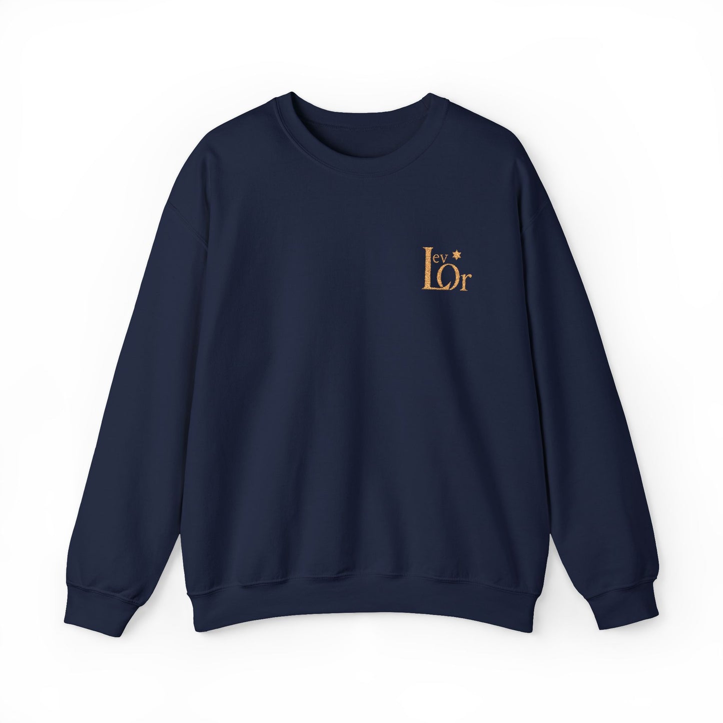 Lev Or Signature Crewneck; Heart of Light Collection